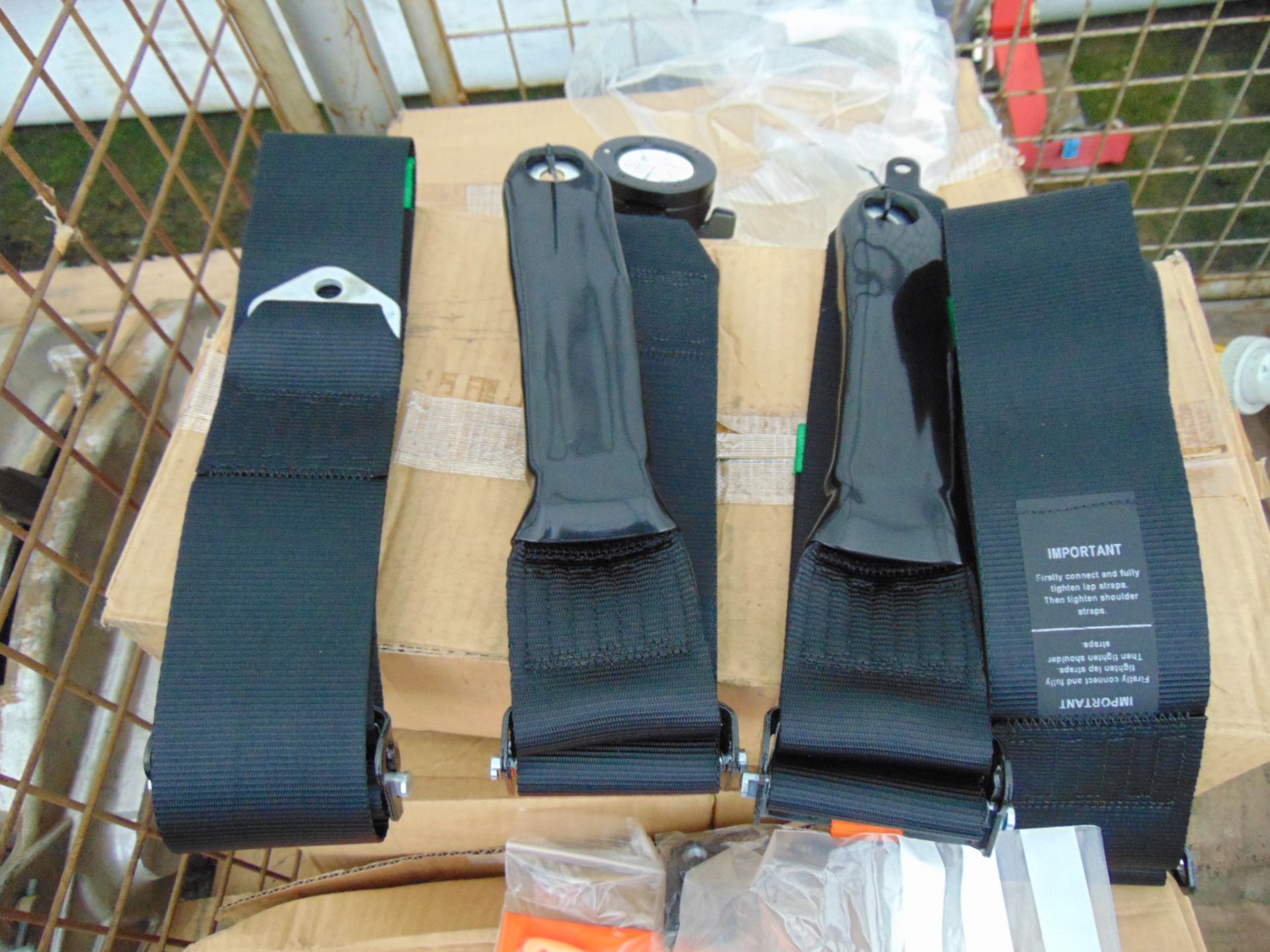 10 x New Unissued Full Harness Seat Belt kits ideal for Boats Race cars, Rally etc etc - Image 2 of 4
