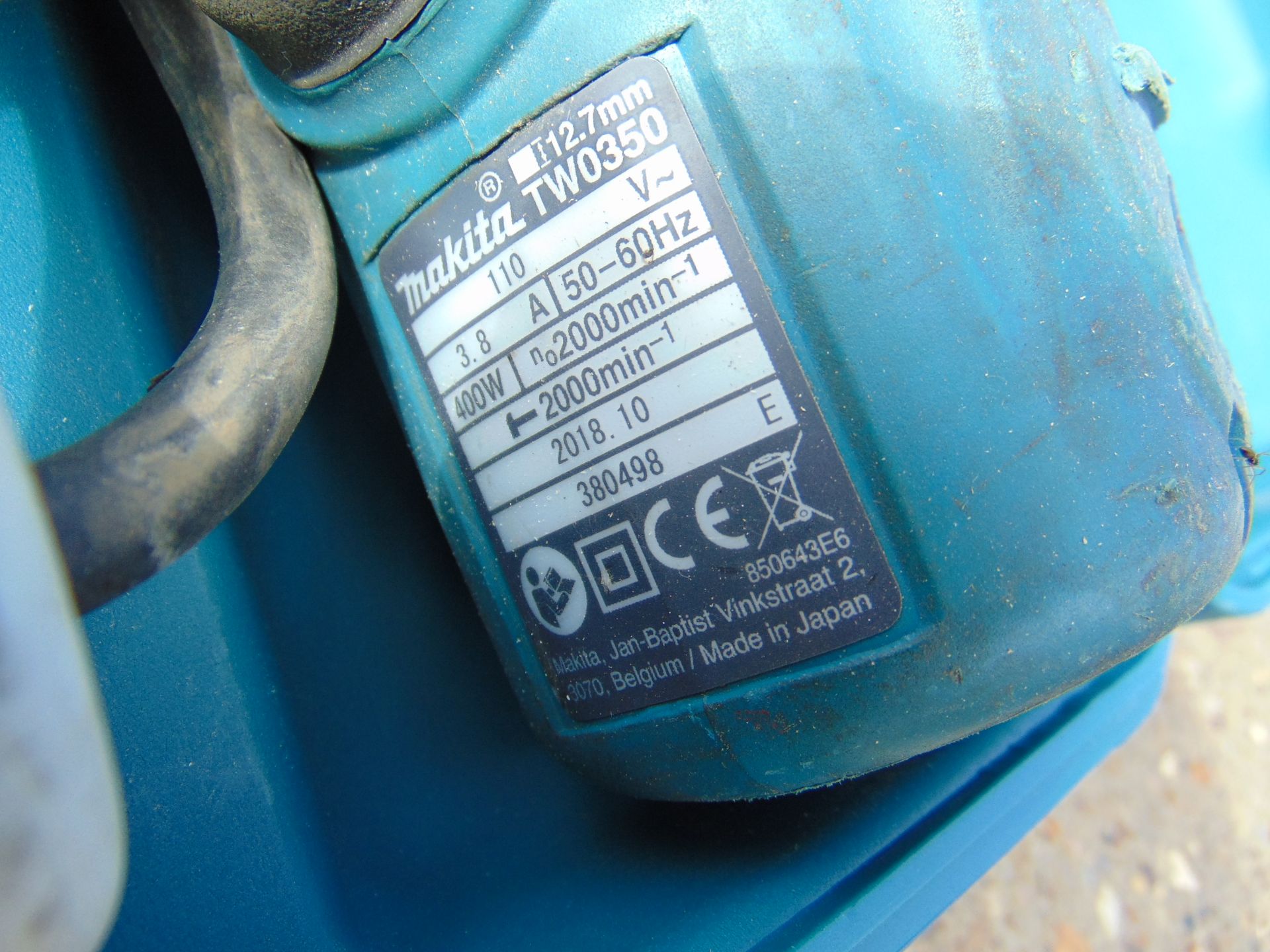 Makita TW0350 1/2" Drive Impact Wrench - Image 3 of 3