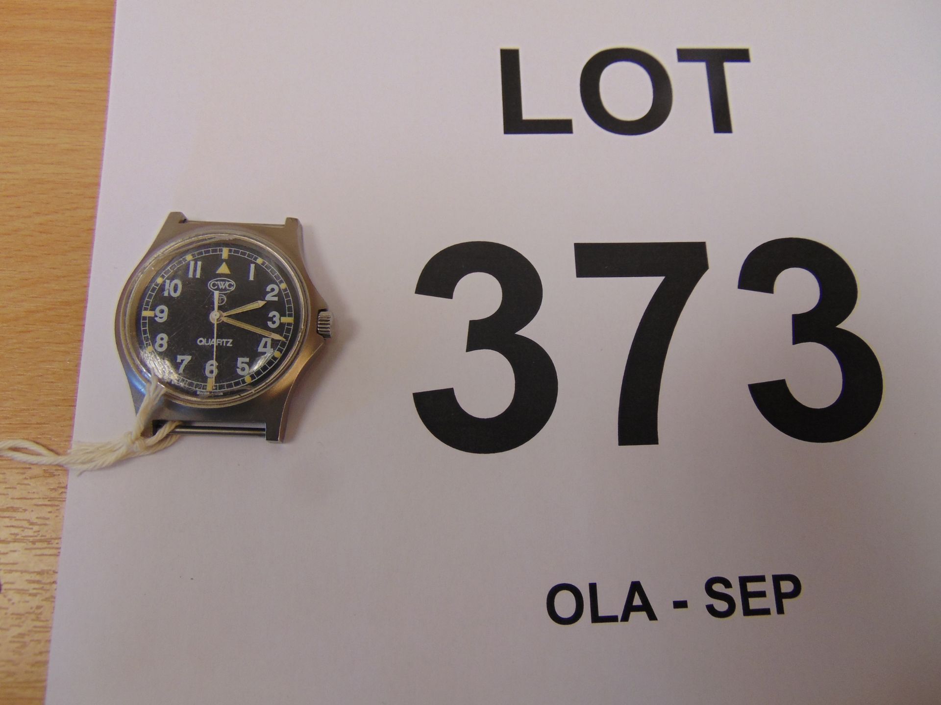 CWC 0555 R.Marines service watch with Nato Marks and broad arrow, small chip in glass, Date 1995 - Image 4 of 4