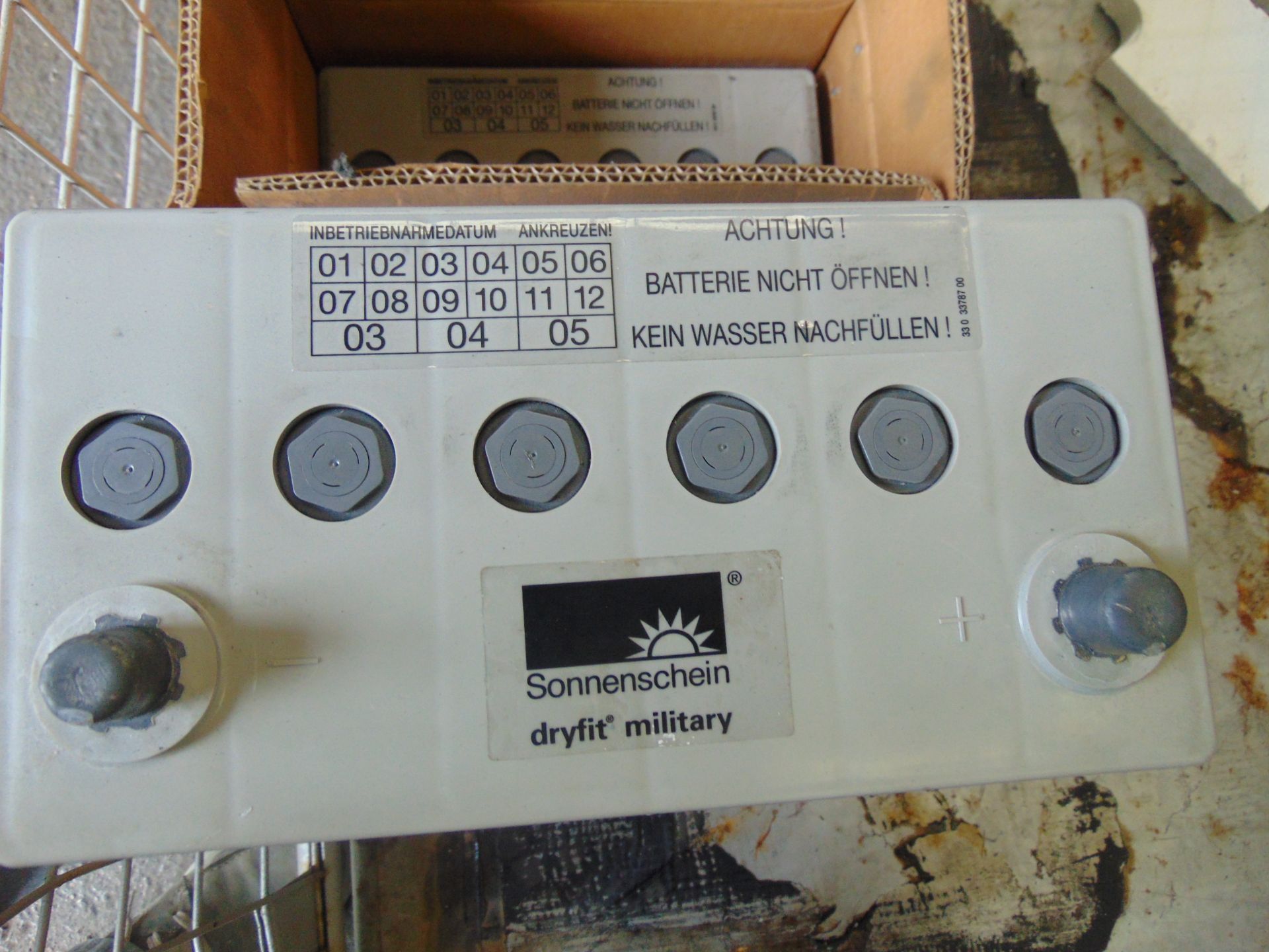 4 x Nato 12V 45AH batteries as shown - Image 4 of 5