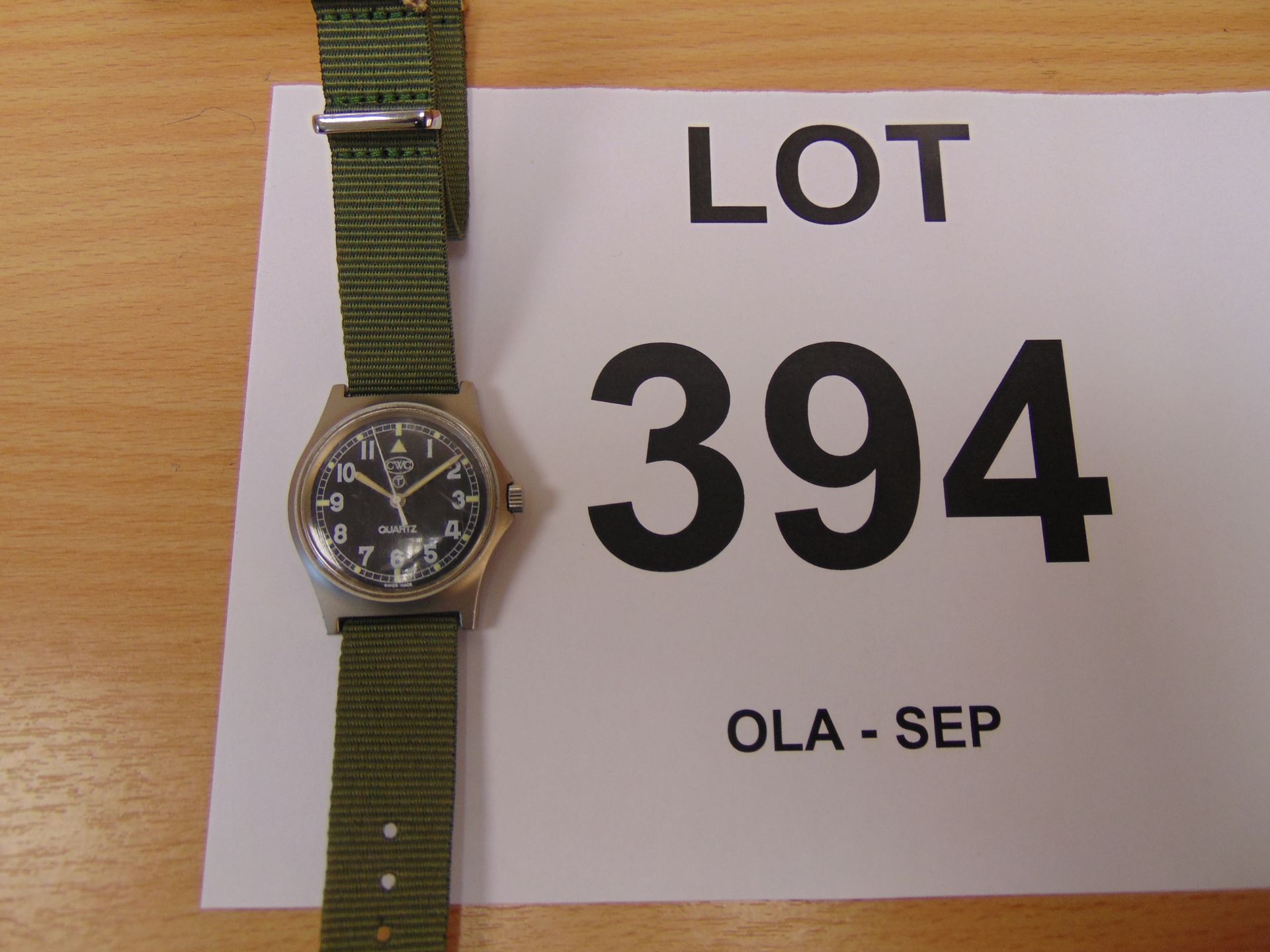 Nice CWC W10 British Army Service Watch, Nato marks, Date 1997, New batt / Strap - Image 4 of 4