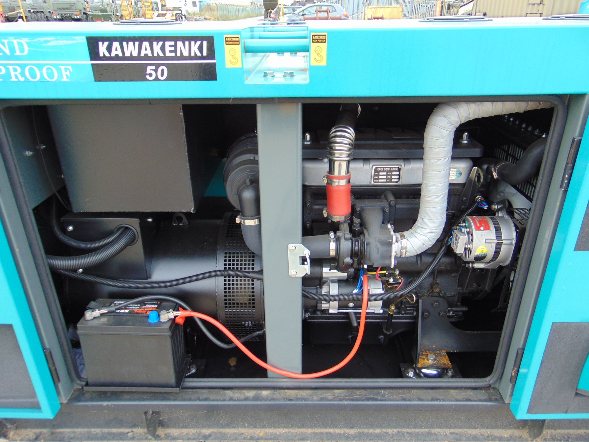 2022 UNISSUED 50 KVA 3 Phase Silent Diesel Generator Set - Image 13 of 17