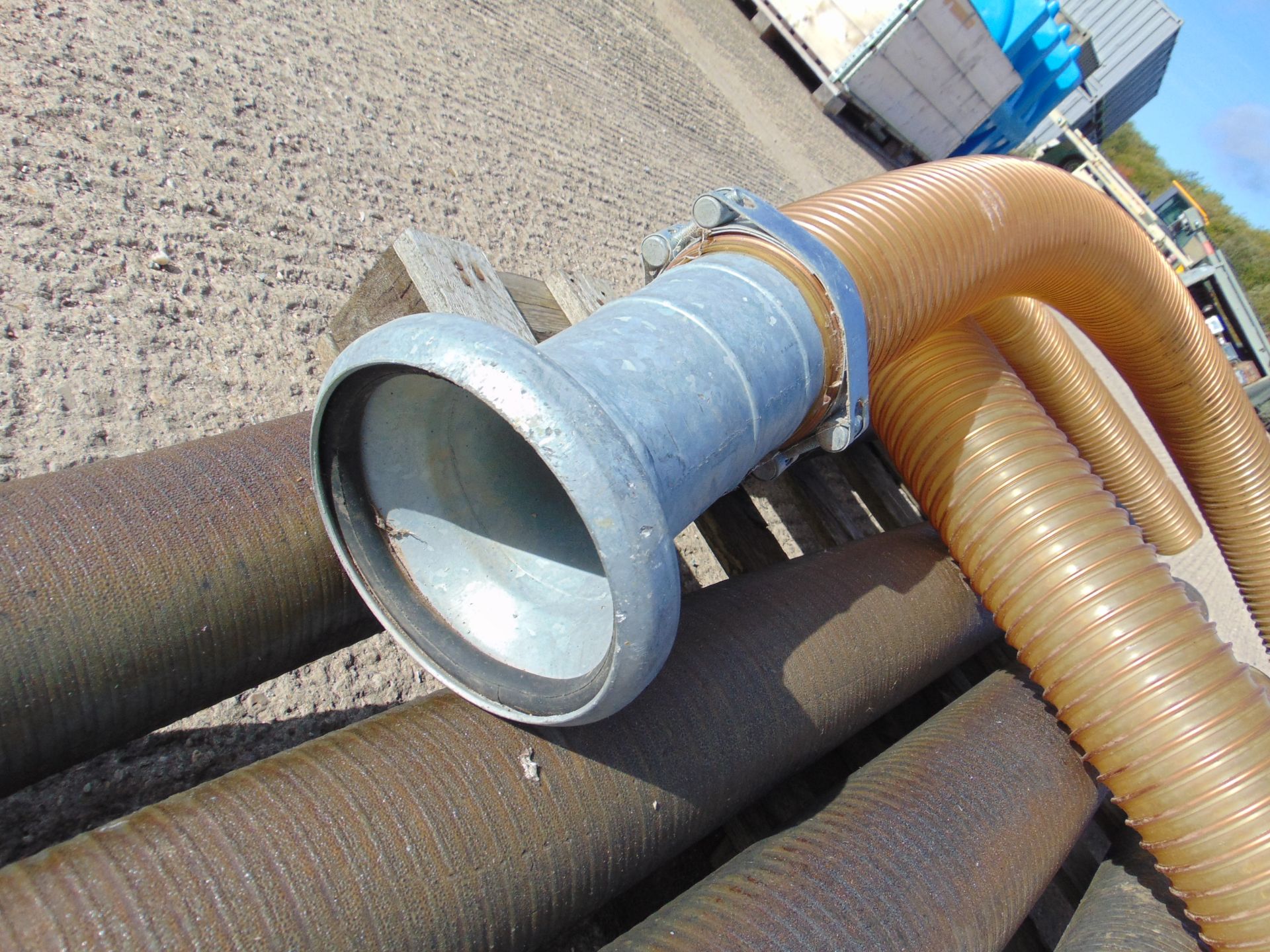 5 x Heavy Duty Delivery hose Approx, 2.45m long 4" diameter - Image 4 of 4