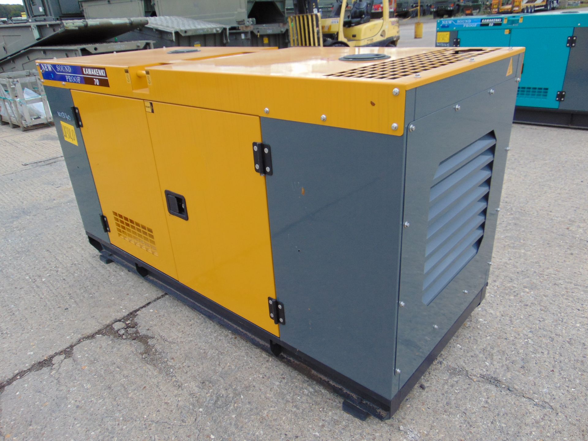 2022 UNISSUED 70 KVA 3 Phase Silent Diesel Generator Set - Image 3 of 17