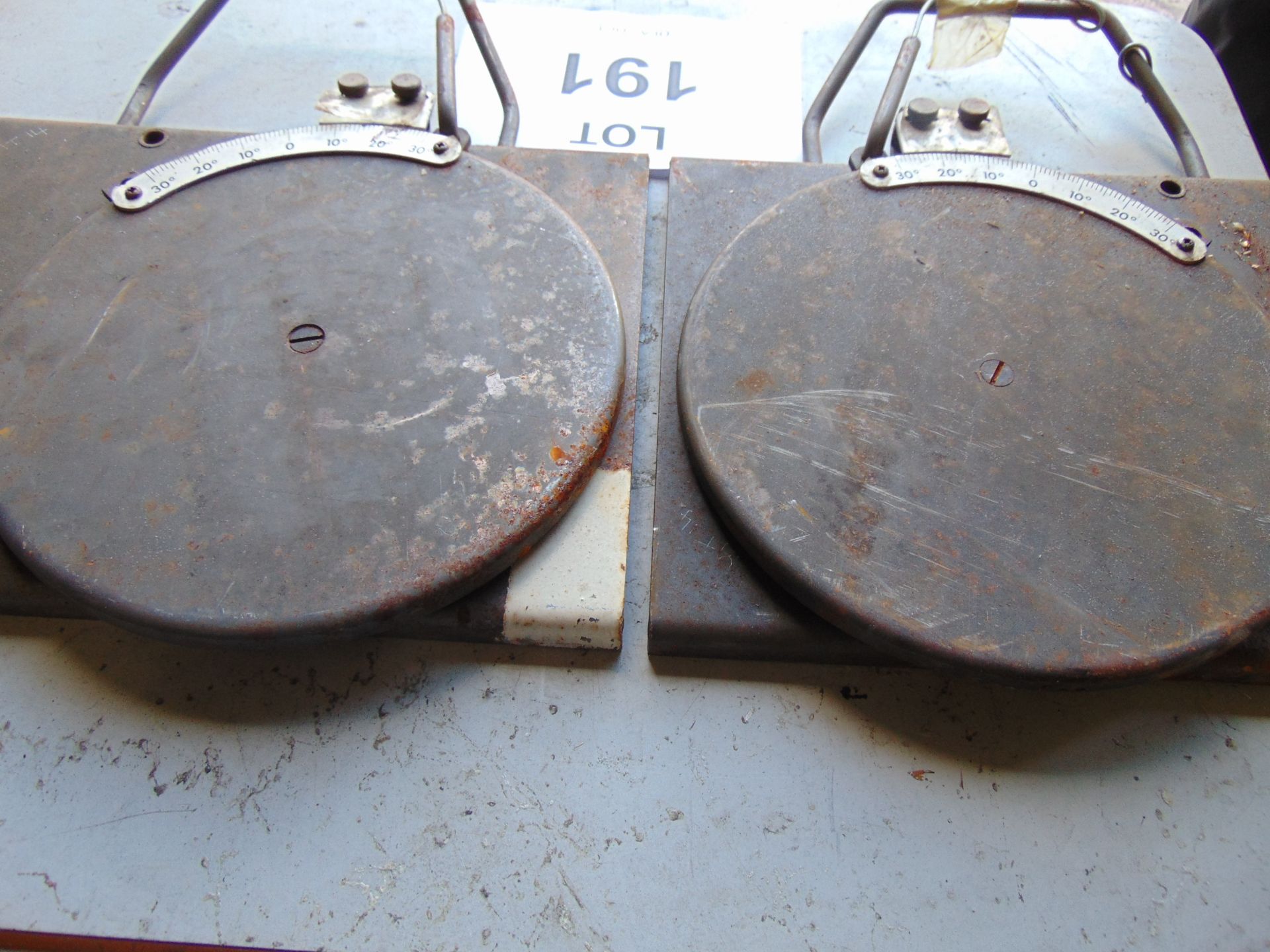 1 x Pair of Vehicle Wheel Alignment Turntables - Image 4 of 4
