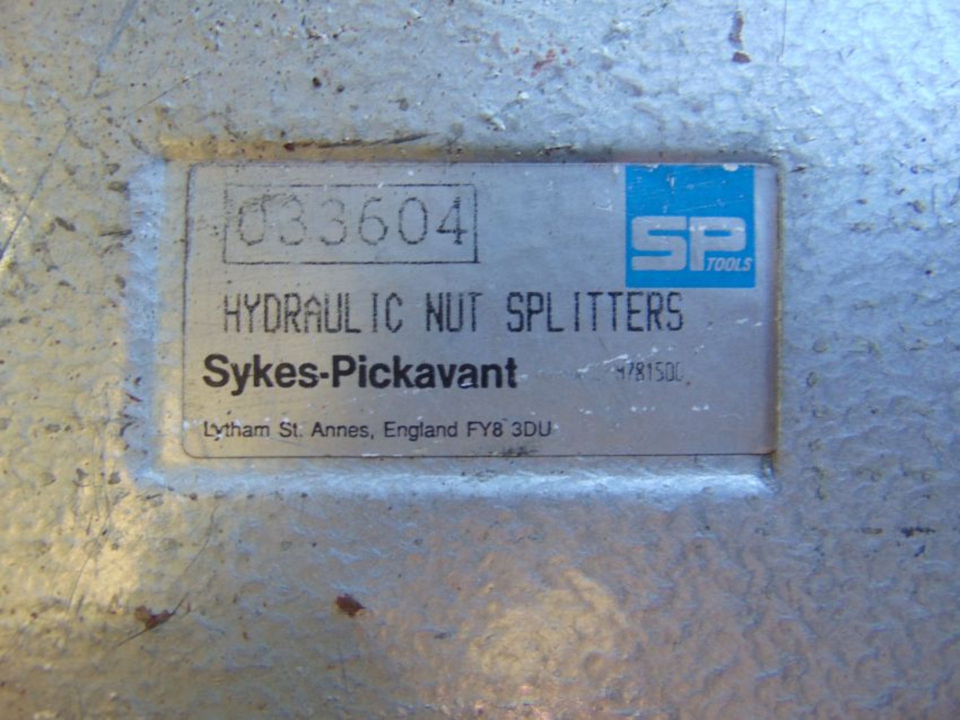 Sykes Pickavant Hydraulic Nut Splitter - Image 4 of 4