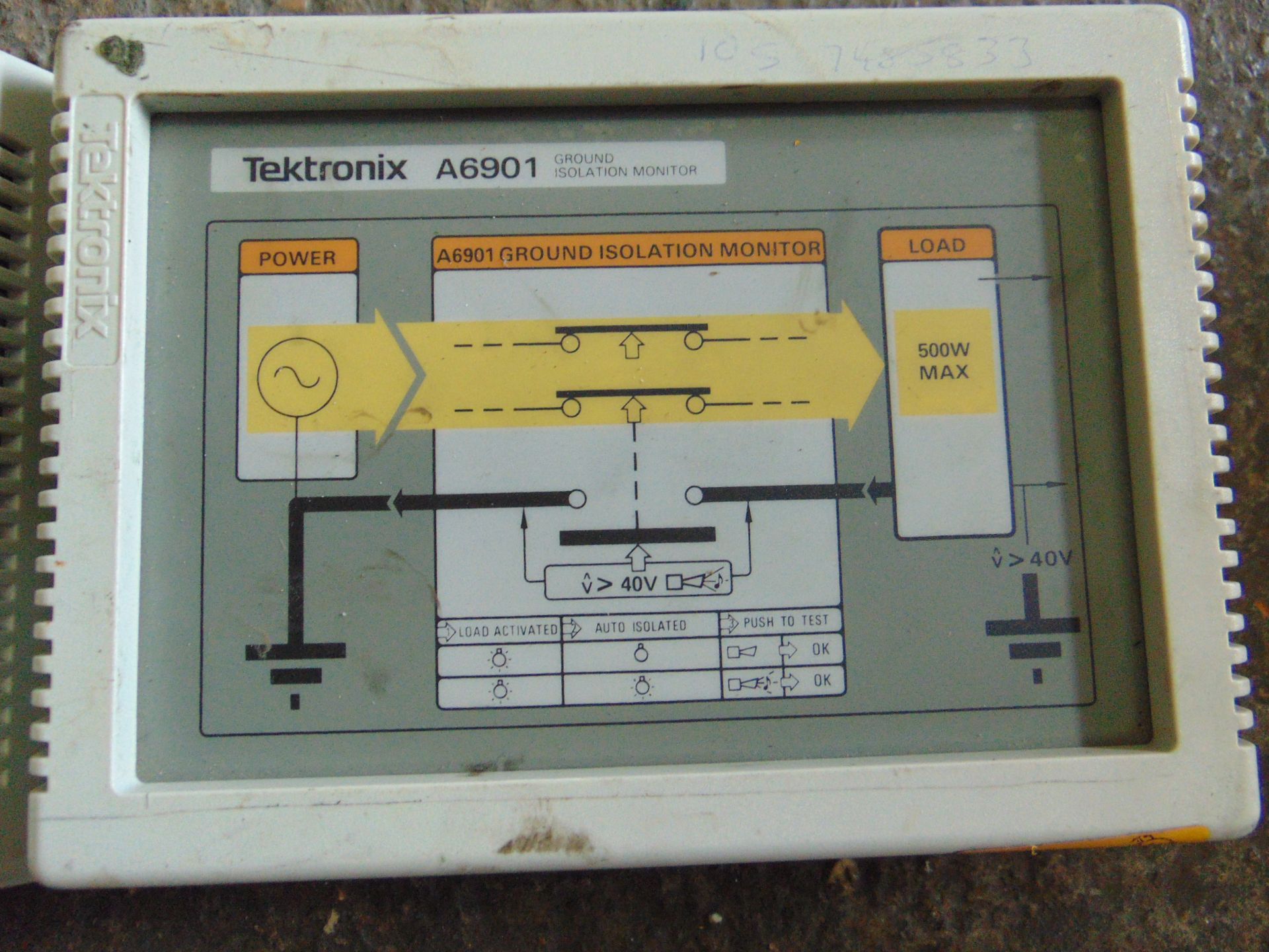 2x Tektronix A6901 Ground Isolation Monitors - Image 3 of 11