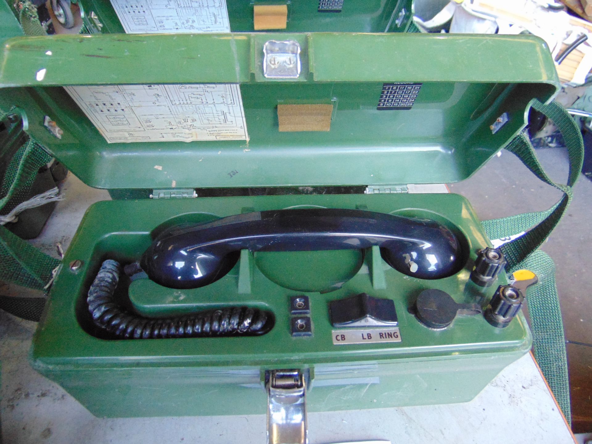 5 x Field Telephone UK PTC 405 2 wire as shown - Image 6 of 7