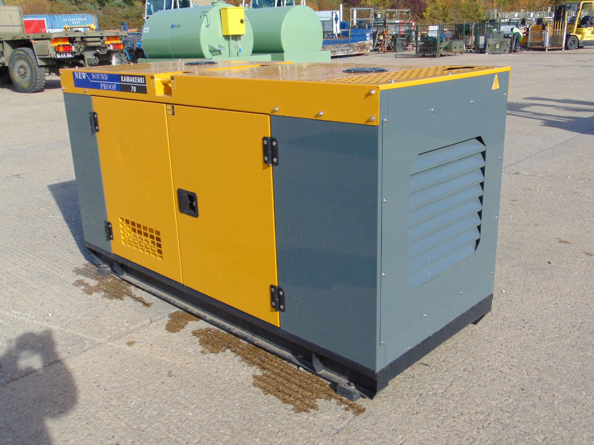 2022 UNISSUED 70 KVA 3 Phase Silent Diesel Generator Set - Image 3 of 18