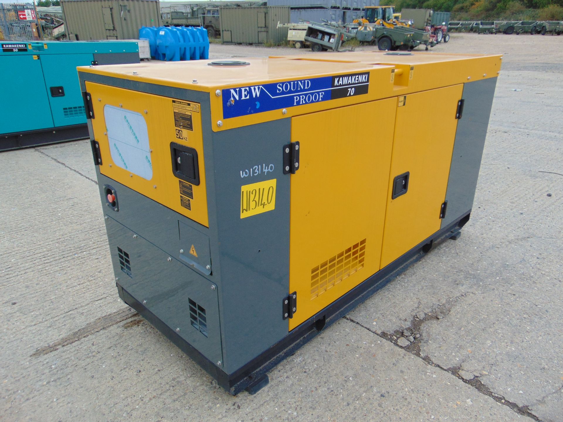 2022 UNISSUED 70 KVA 3 Phase Silent Diesel Generator Set - Image 5 of 17