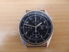 Seiko Gen2 Pilots Chrono RAF issue with date adjust, Nato Markings