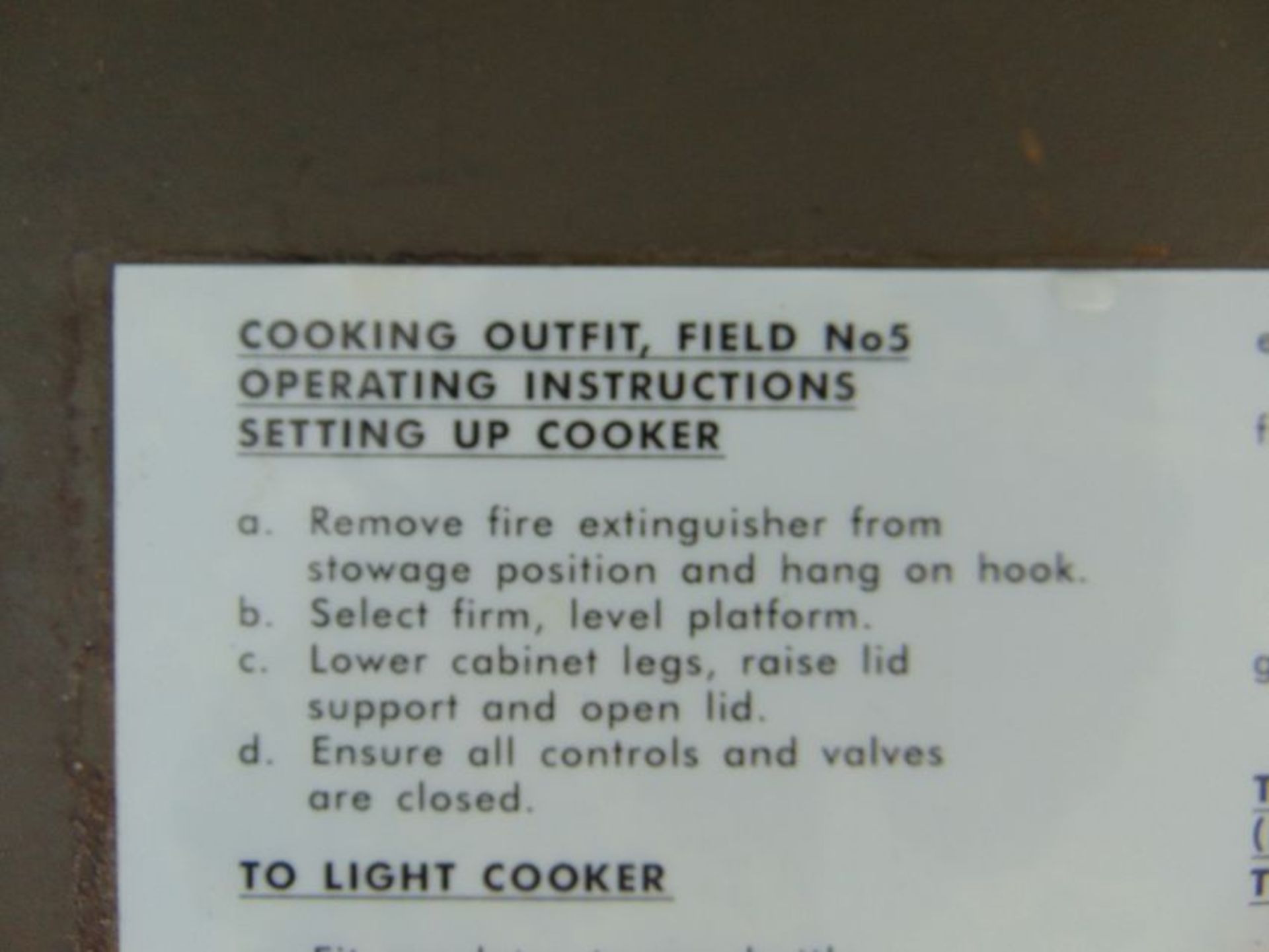 Field Kitchen No5 4 Burner Propane Cooking Stove - Image 5 of 5