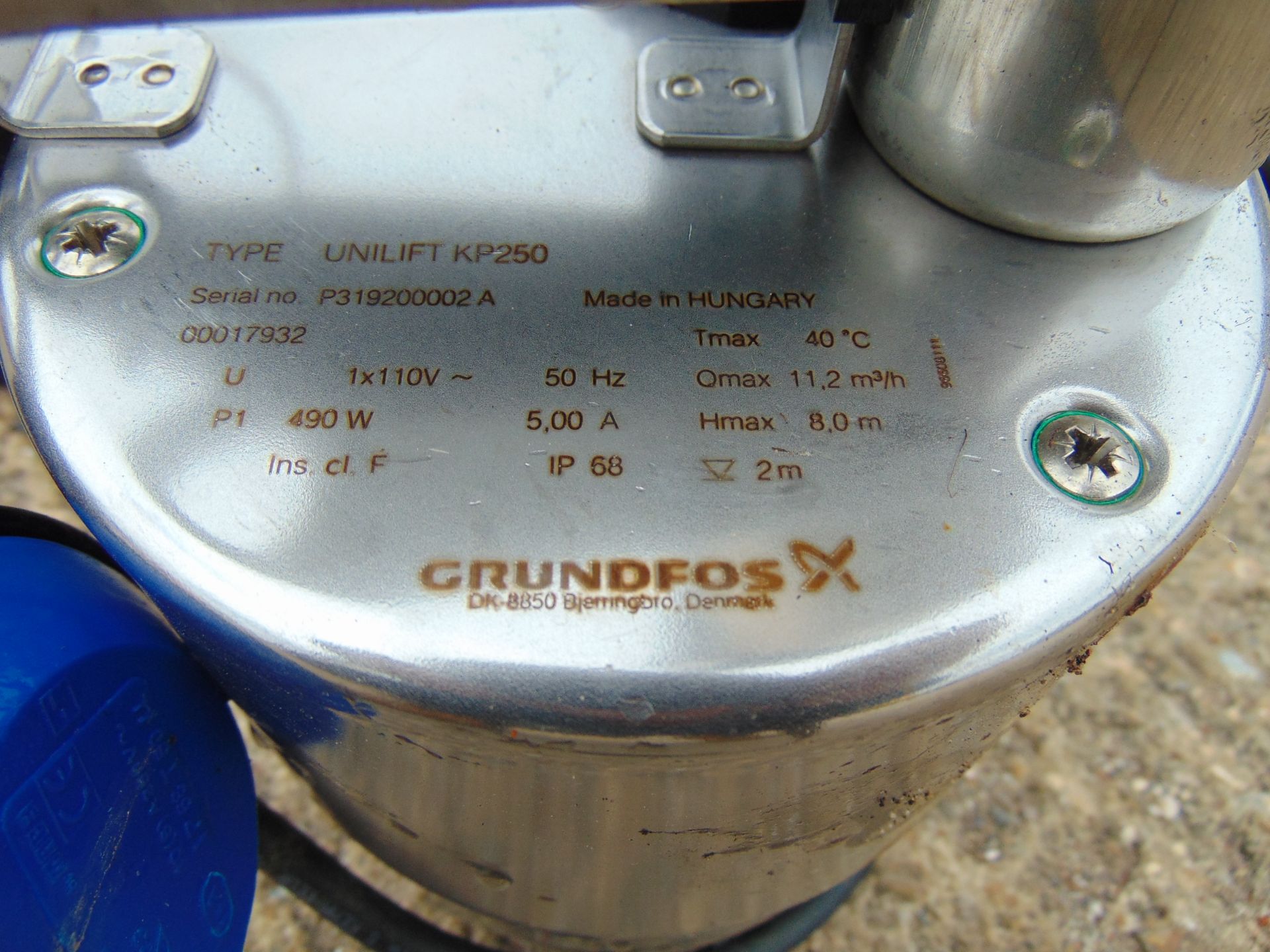 Grundfos Unilift KP250 Automatic Float Submersible Pump 110V - Image 5 of 5