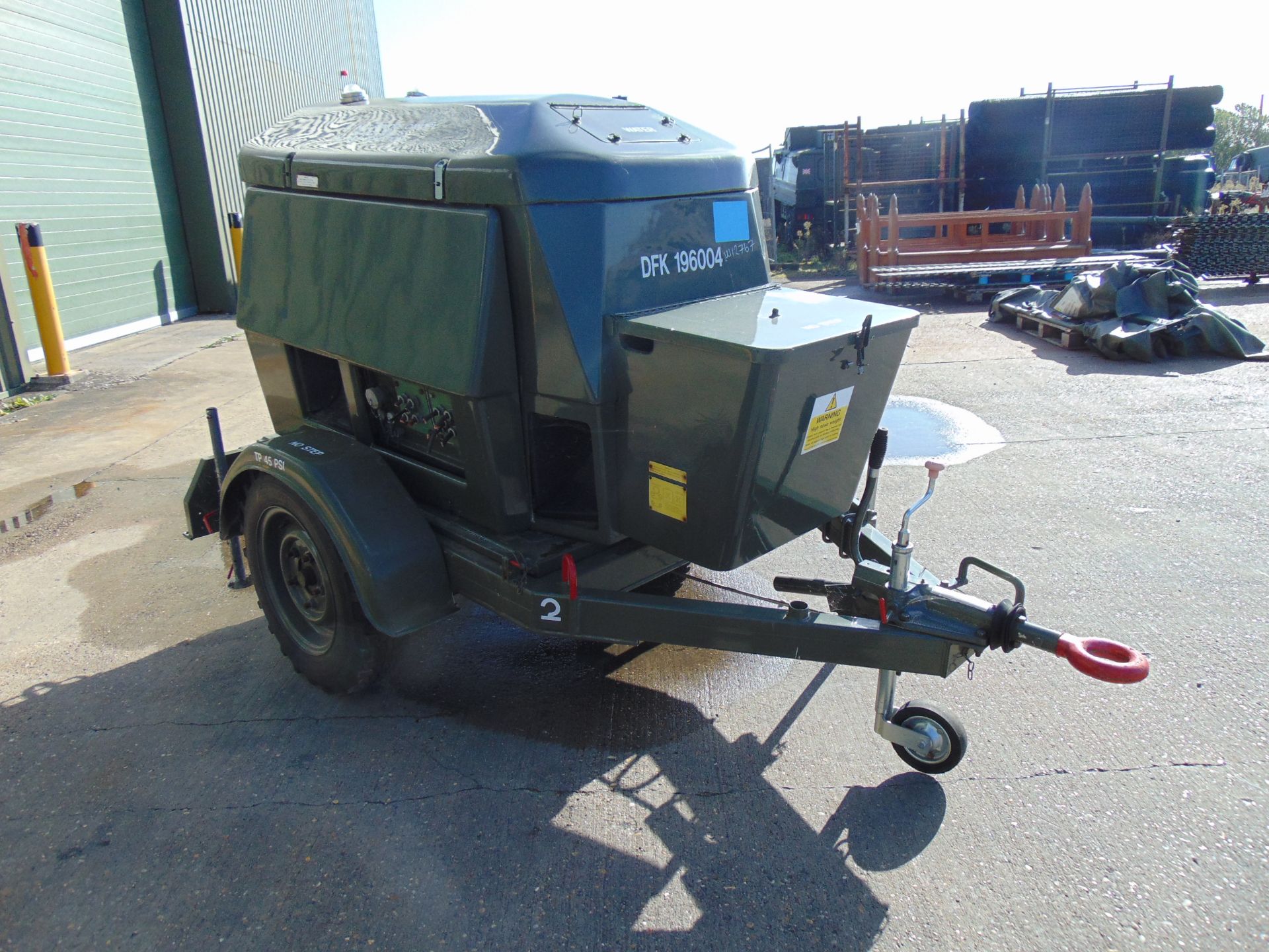 Ex Uk Royal Air Force Trailer Mounted 25 KVA Generator - Image 3 of 17