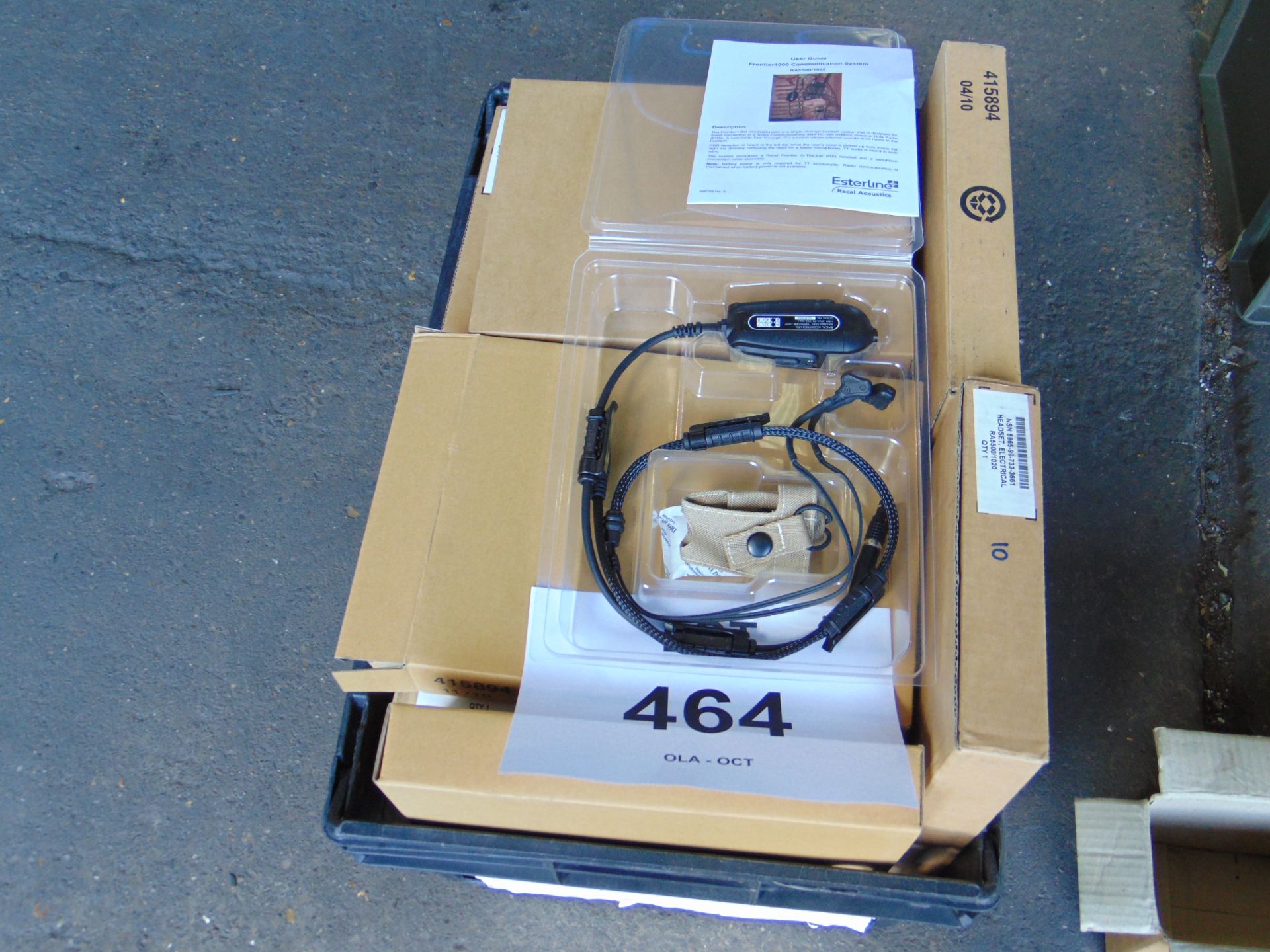 20X NEW UNISSUED FRONTIER 1000 HEADSET COMMS SYSTEMS IN ORIGINAL PACKING WITH MANUAL - Image 5 of 6