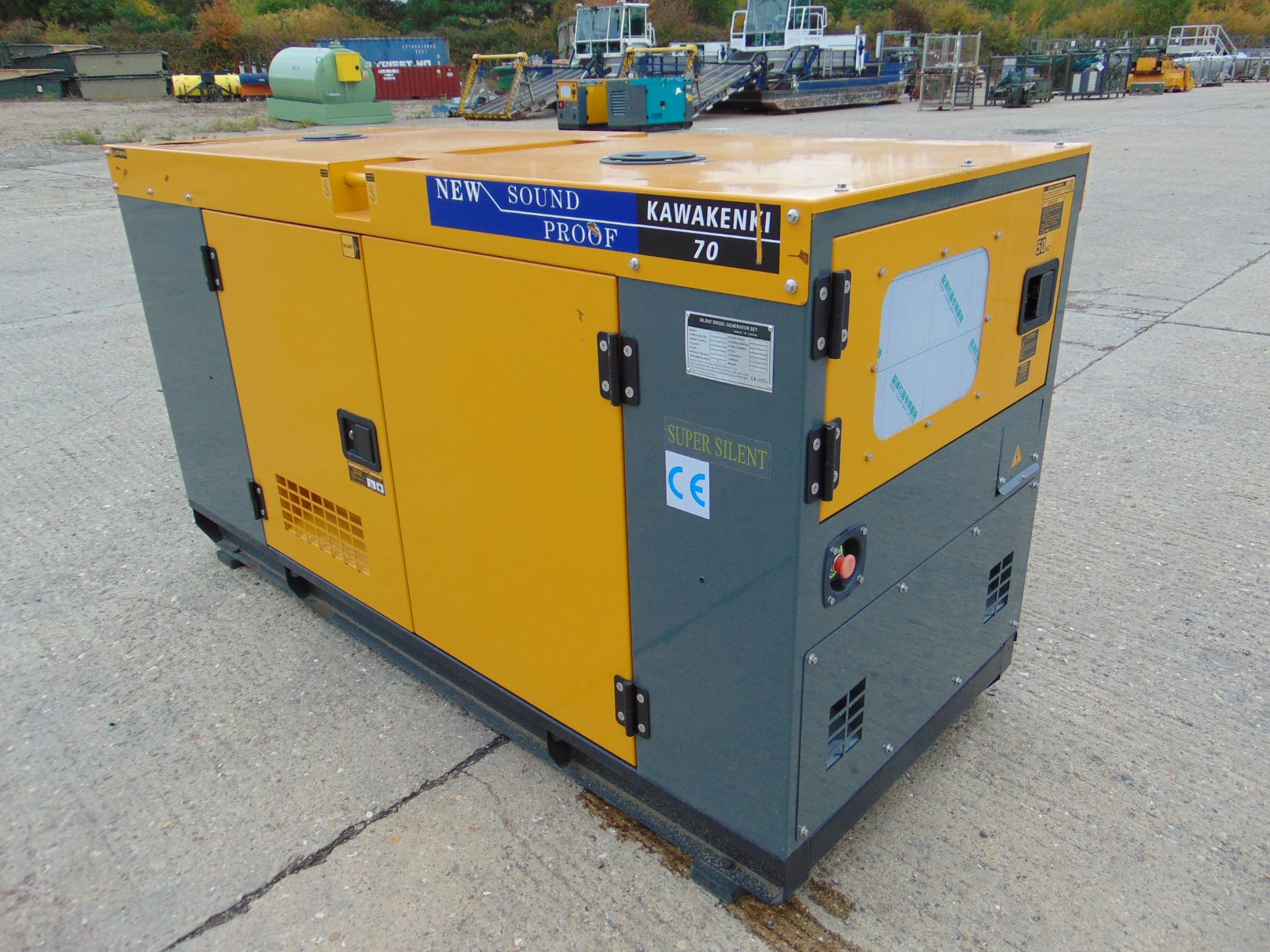 2022 UNISSUED 70 KVA 3 Phase Silent Diesel Generator Set - Image 7 of 17