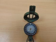 New and Unissued Francis Baker M88 British Army Prismatic Compass in mils, Nato Marks