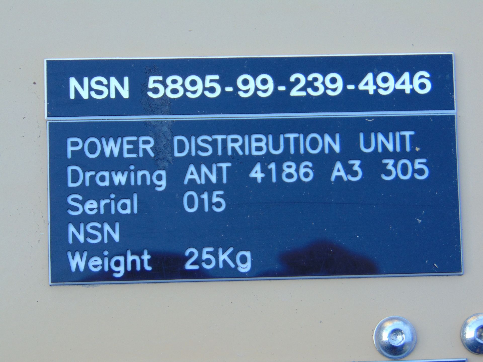 UNISSUED GENERATOR POWER DISTRIBUITON UNIT - Image 7 of 7