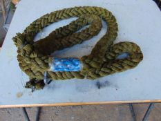 UNISSUED KINETIC TOW/RECOVERY ROPE FOR LAND ROVERS CVRTS ETC