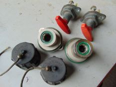 2 x NATO Inter-Vehicle Jump Start Slave Sockets and Isolator Switches