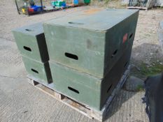 4 x Large Stowage Boxes