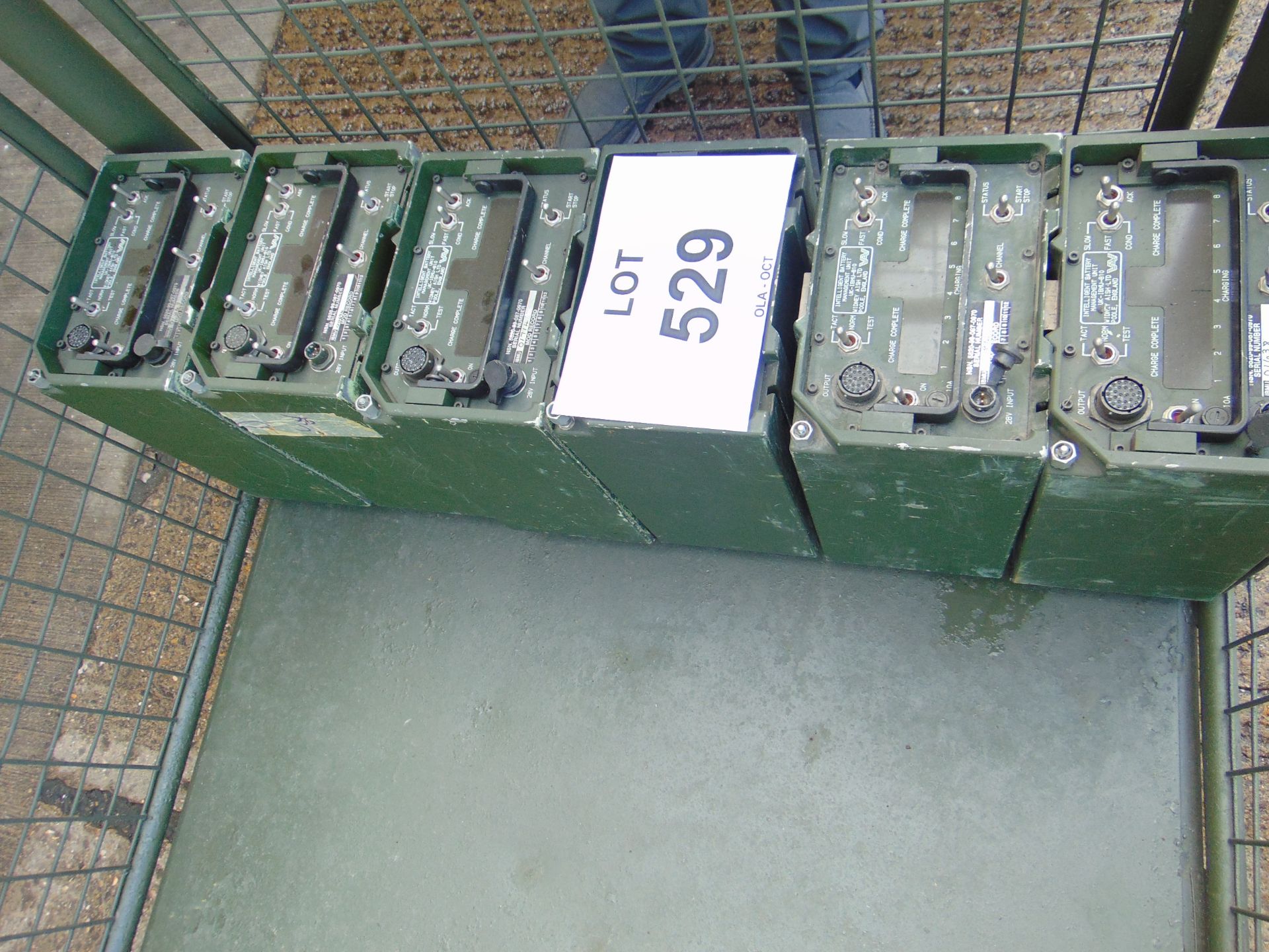6 x Clansman intelligent battery management units as shown