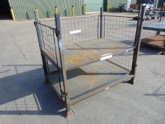 Steel Stacking Stillage with removeable sides and corner posts