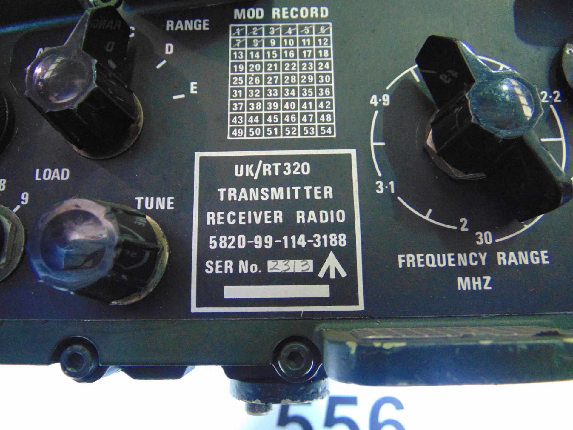 2X VERY NICE CLANSMAN UK RT 320 TRANSMITTER RECIEVER HF 2-30 MHz - Image 4 of 5