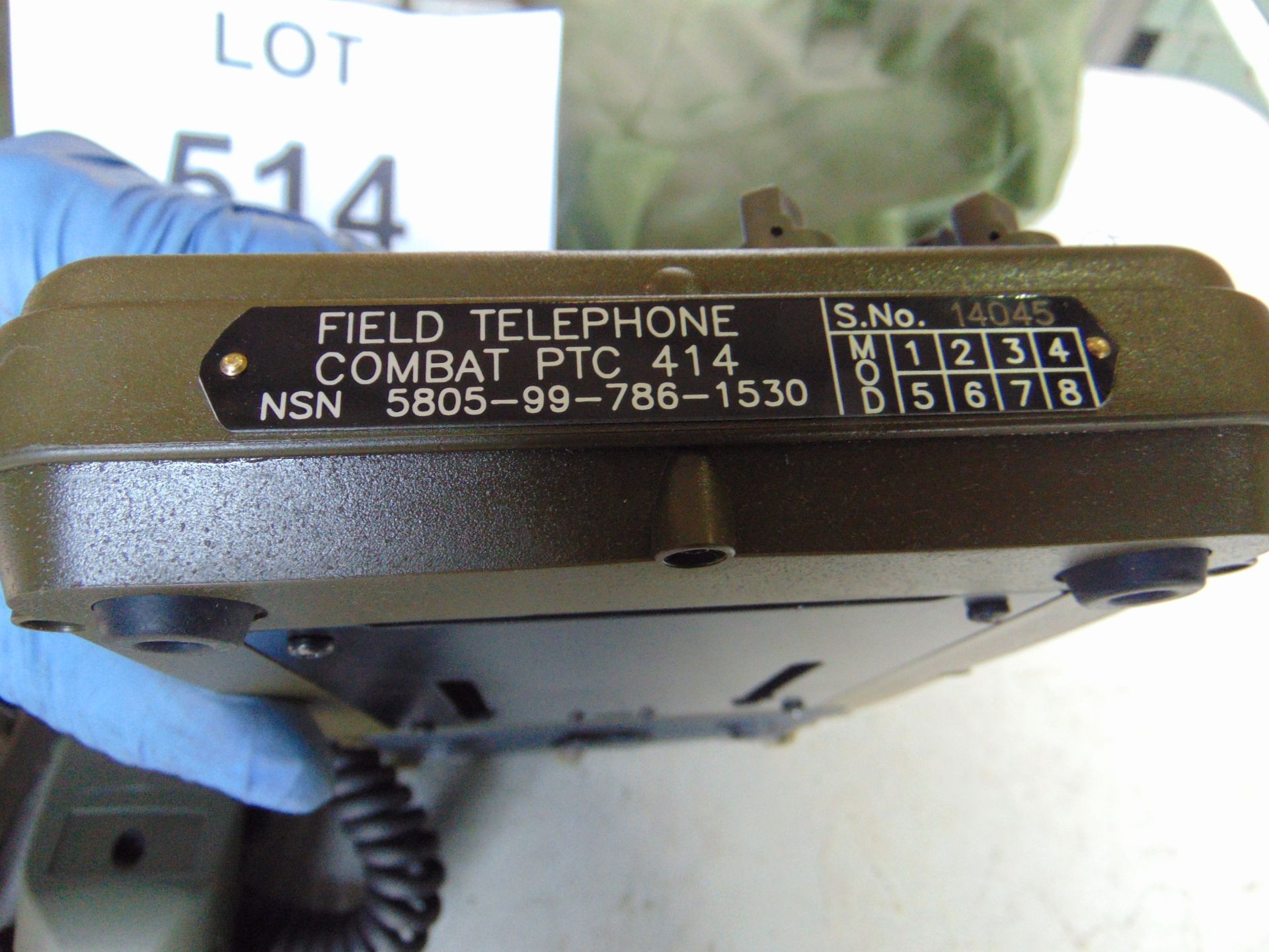 2 x Field Telephone Combat PTC 414 in Original bag - Image 4 of 4