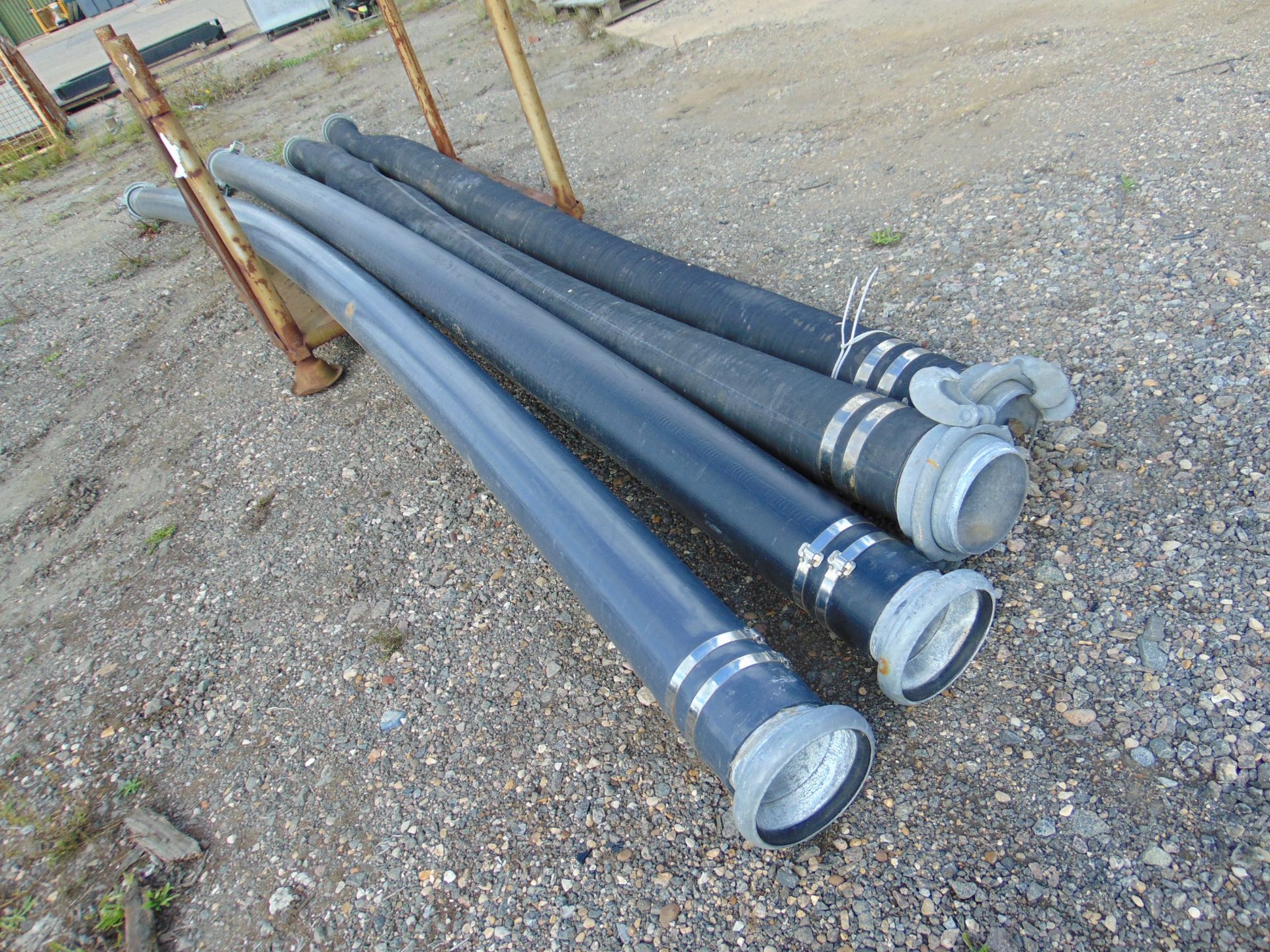 4 x Heavy Duty Delivery hose Approx, 6m long 6" diameter - Image 2 of 3