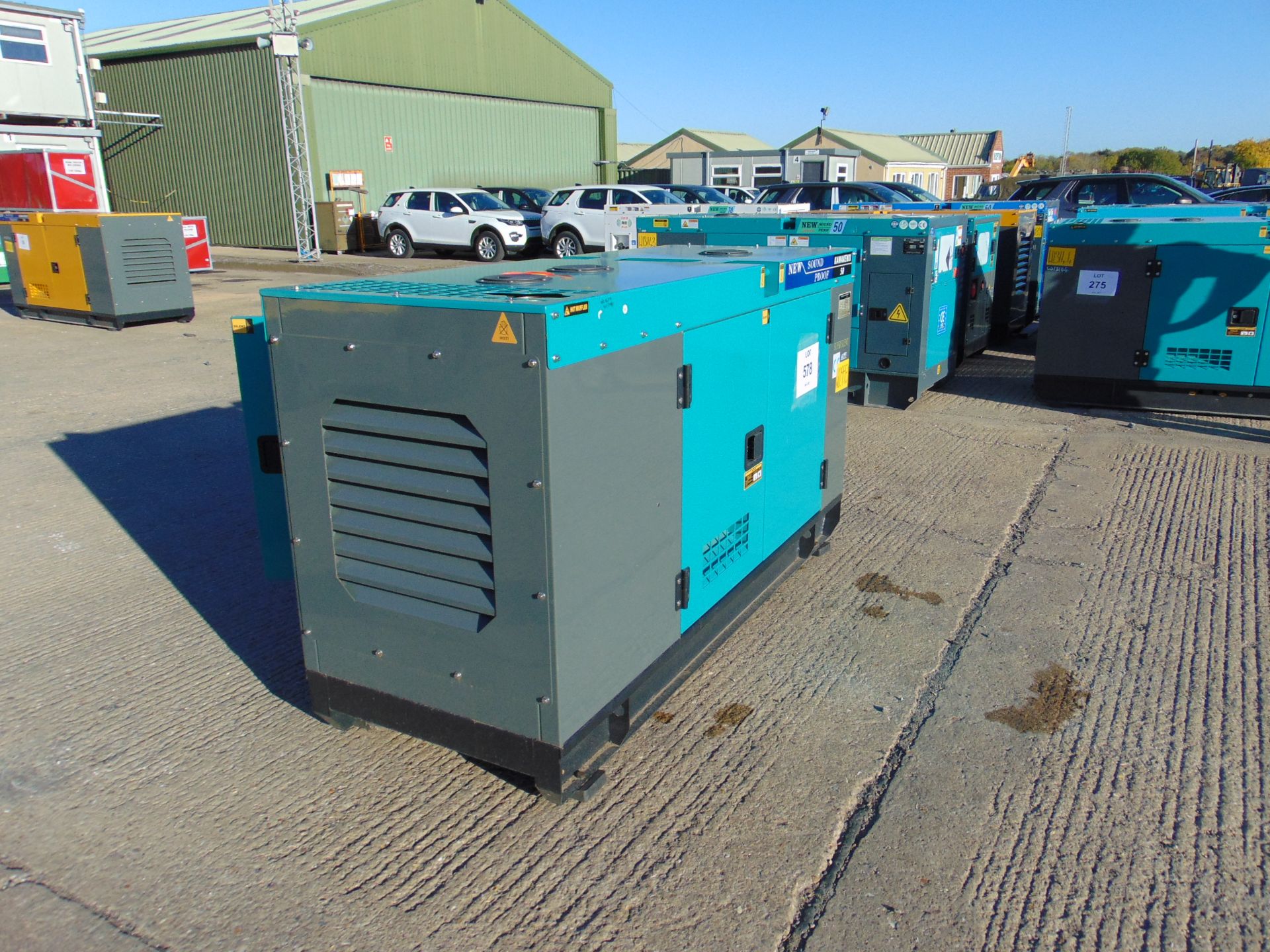 2022 New Unissued 50 KVA Diesel Generator 3 Phase 50HZ Sound Proofed 230/400 Volt Super Silenced - Image 3 of 9