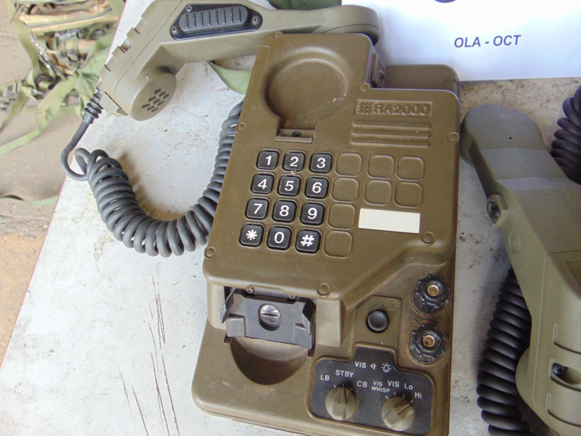 2 x Field Telephone Combat PTC 414 in Original bag - Image 3 of 4