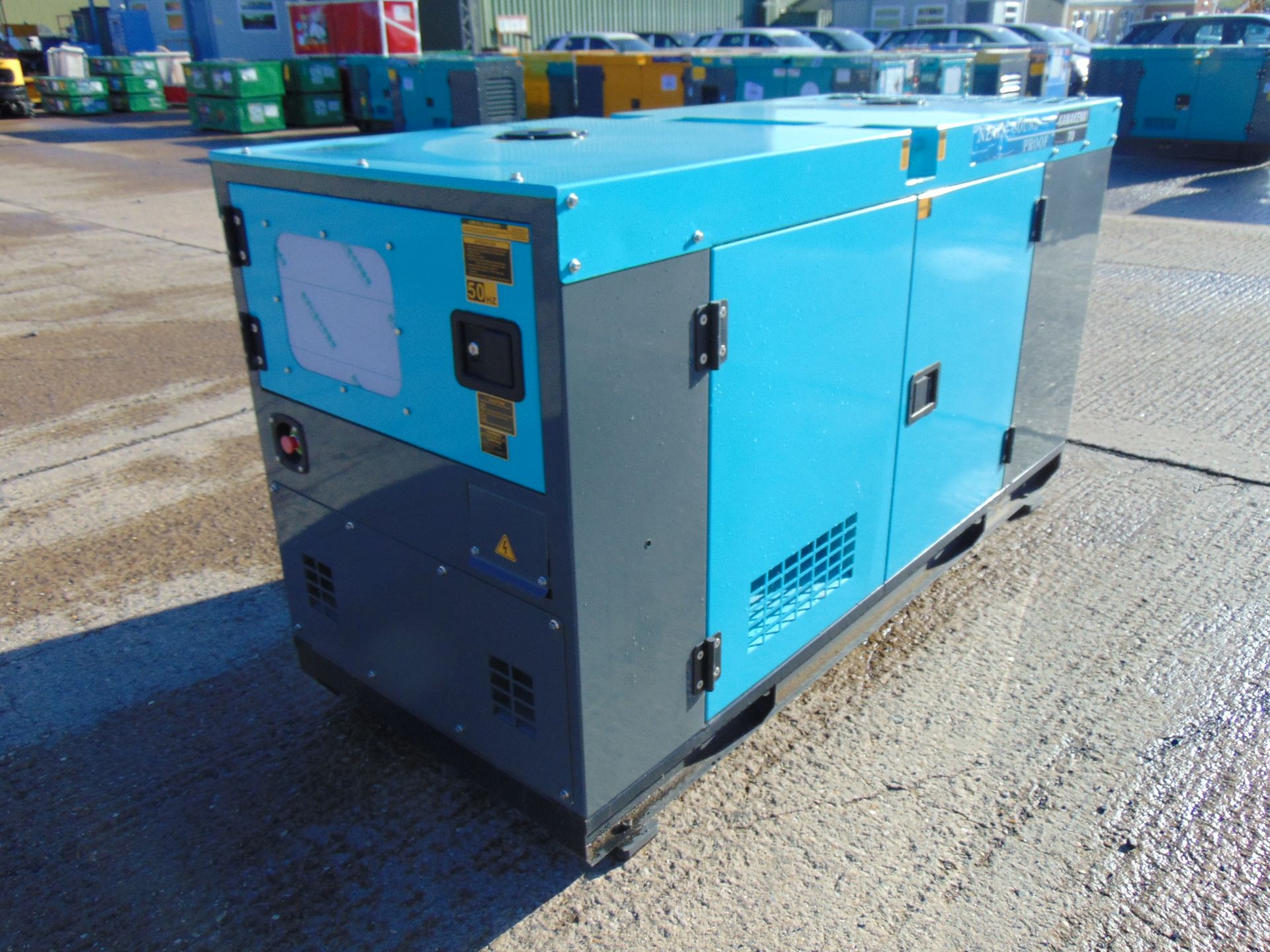 2022 UNISSUED 70 KVA 3 Phase Silent Diesel Generator Set - Bild 5 aus 18