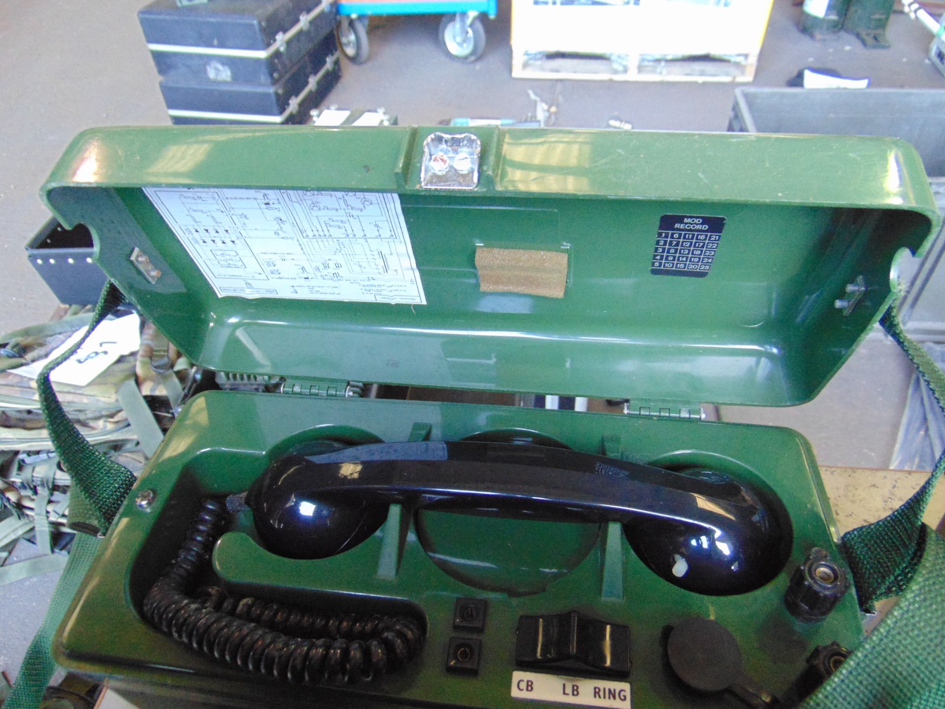 5 x Field Telephone UK PTC 405 2 wire as shown - Image 4 of 7