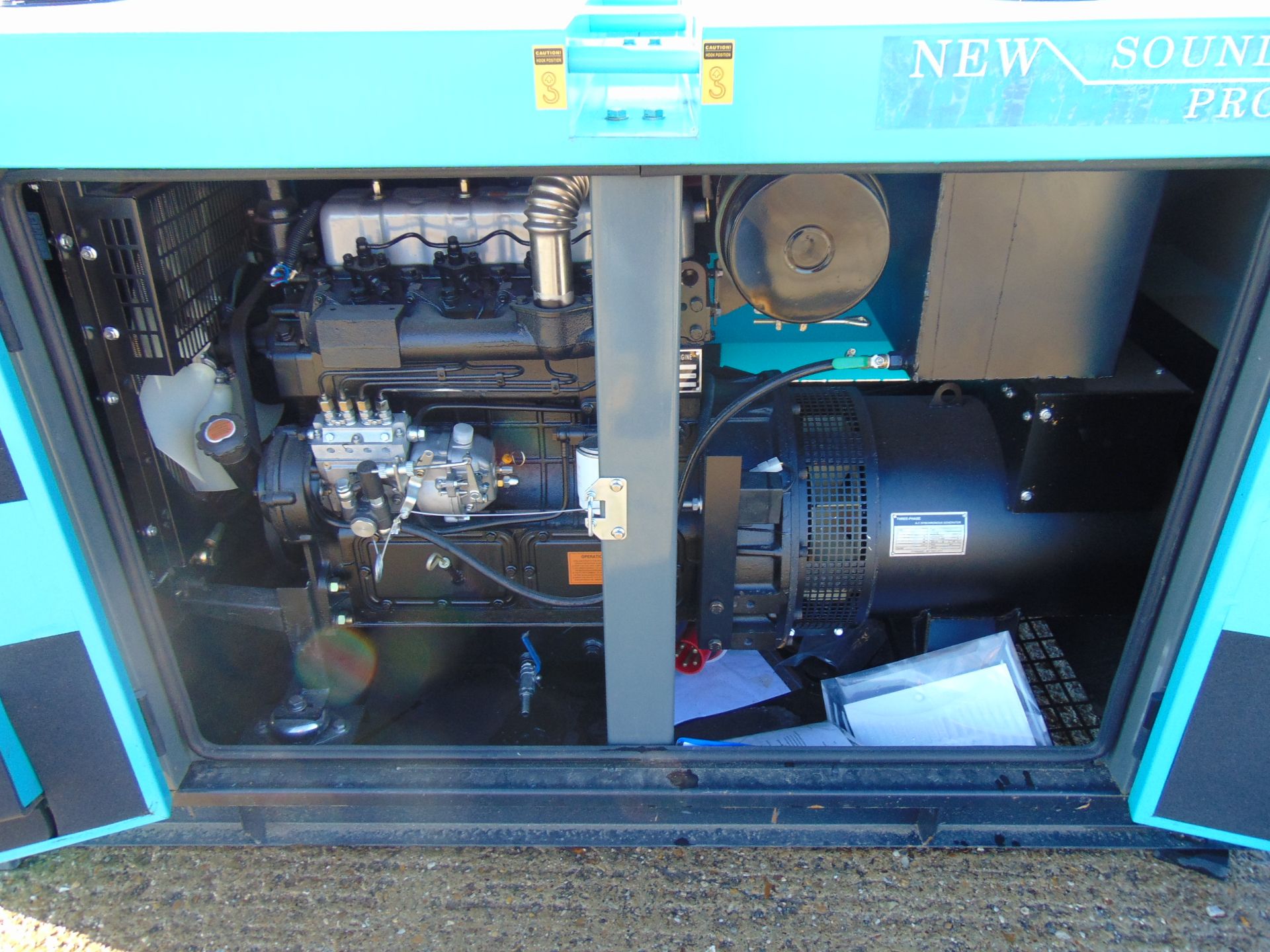 2022 UNISSUED 70 KVA 3 Phase Silent Diesel Generator Set - Image 10 of 18