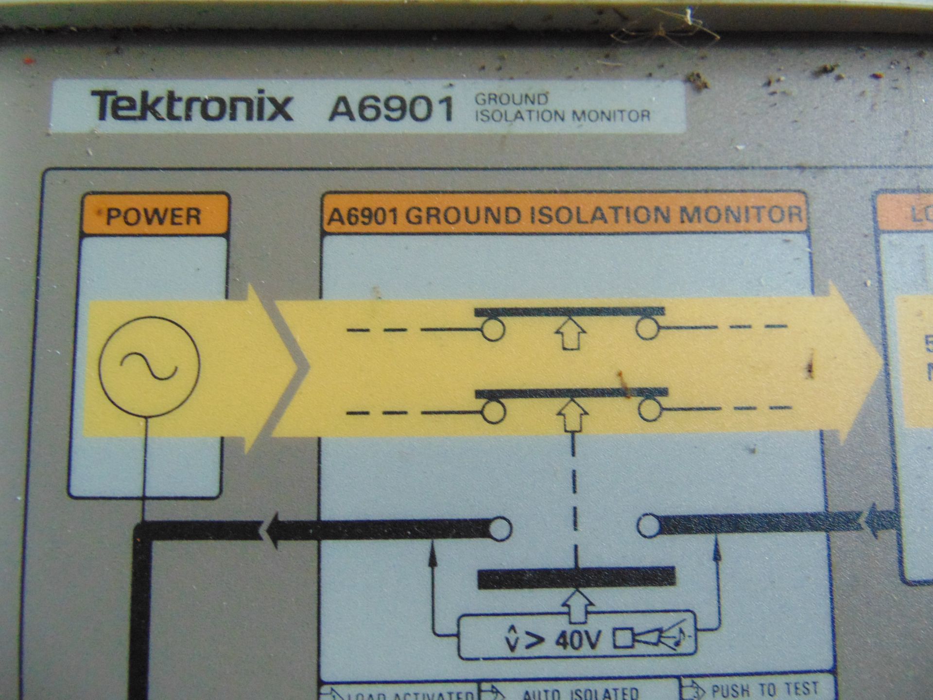 2x Tektronix A6901 Ground Isolation Monitors - Image 5 of 11