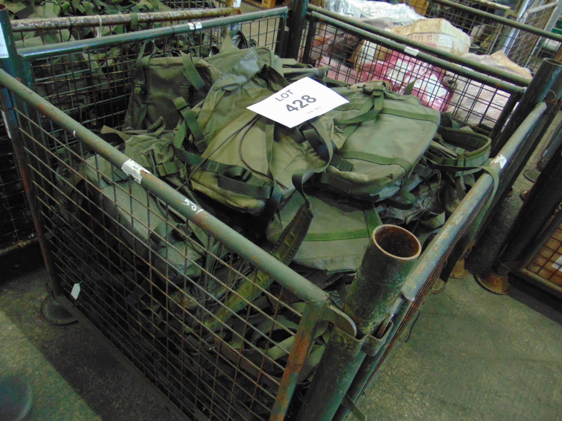 1X STILLAGE OF COMMS BAGS, ANTENA COVERS, ETC