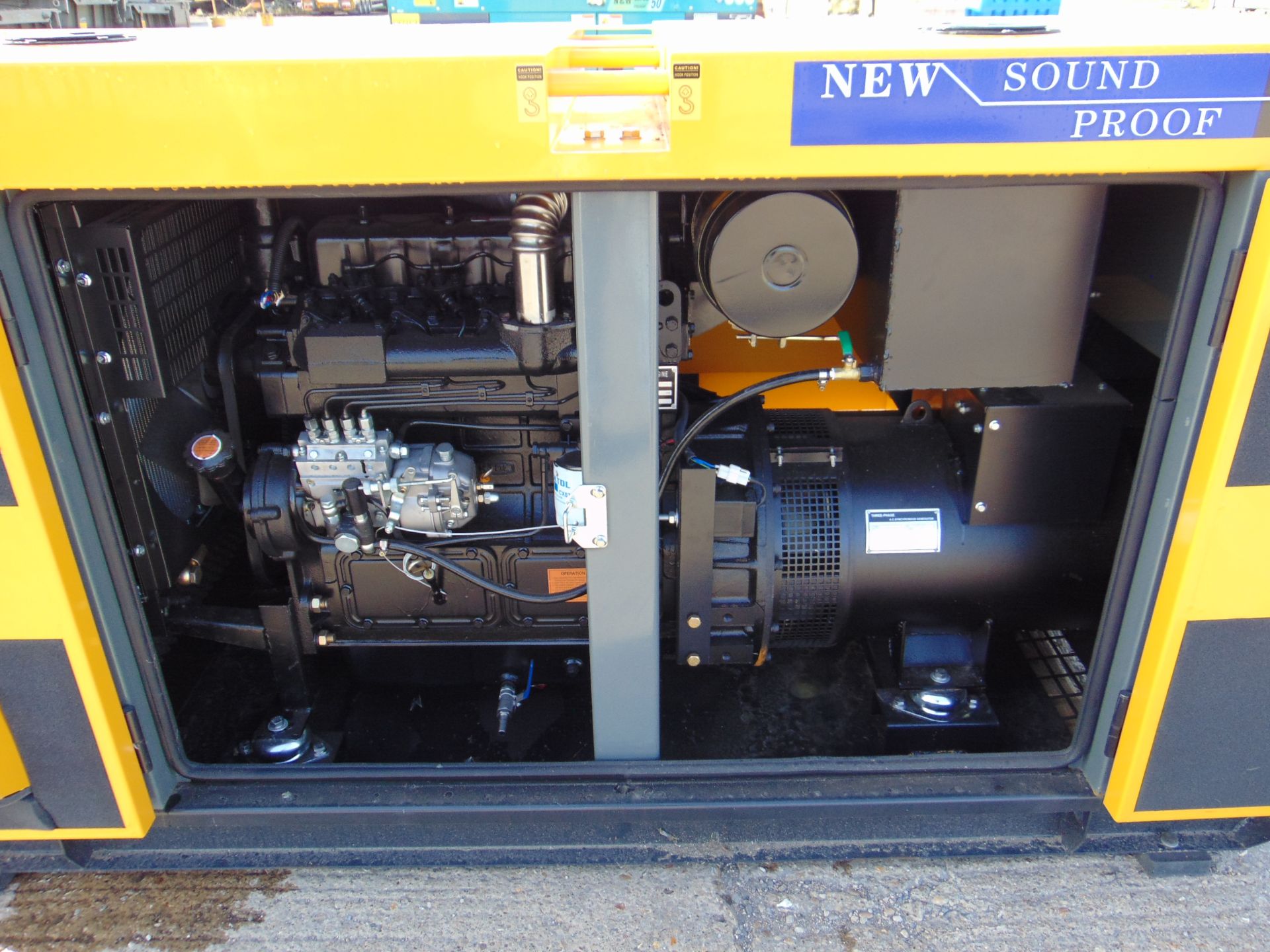 2022 UNISSUED 70 KVA 3 Phase Silent Diesel Generator Set - Image 10 of 18