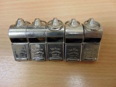 5 x Acme Thunder British Army Service Whistles Very Rare