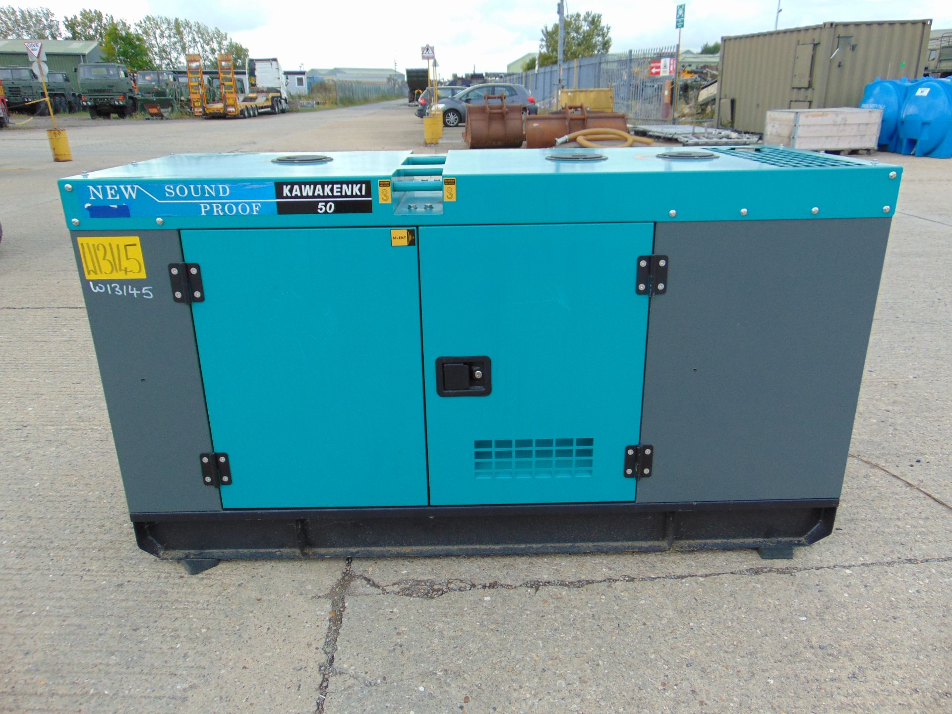 2022 UNISSUED 50 KVA 3 Phase Silent Diesel Generator Set - Image 4 of 17