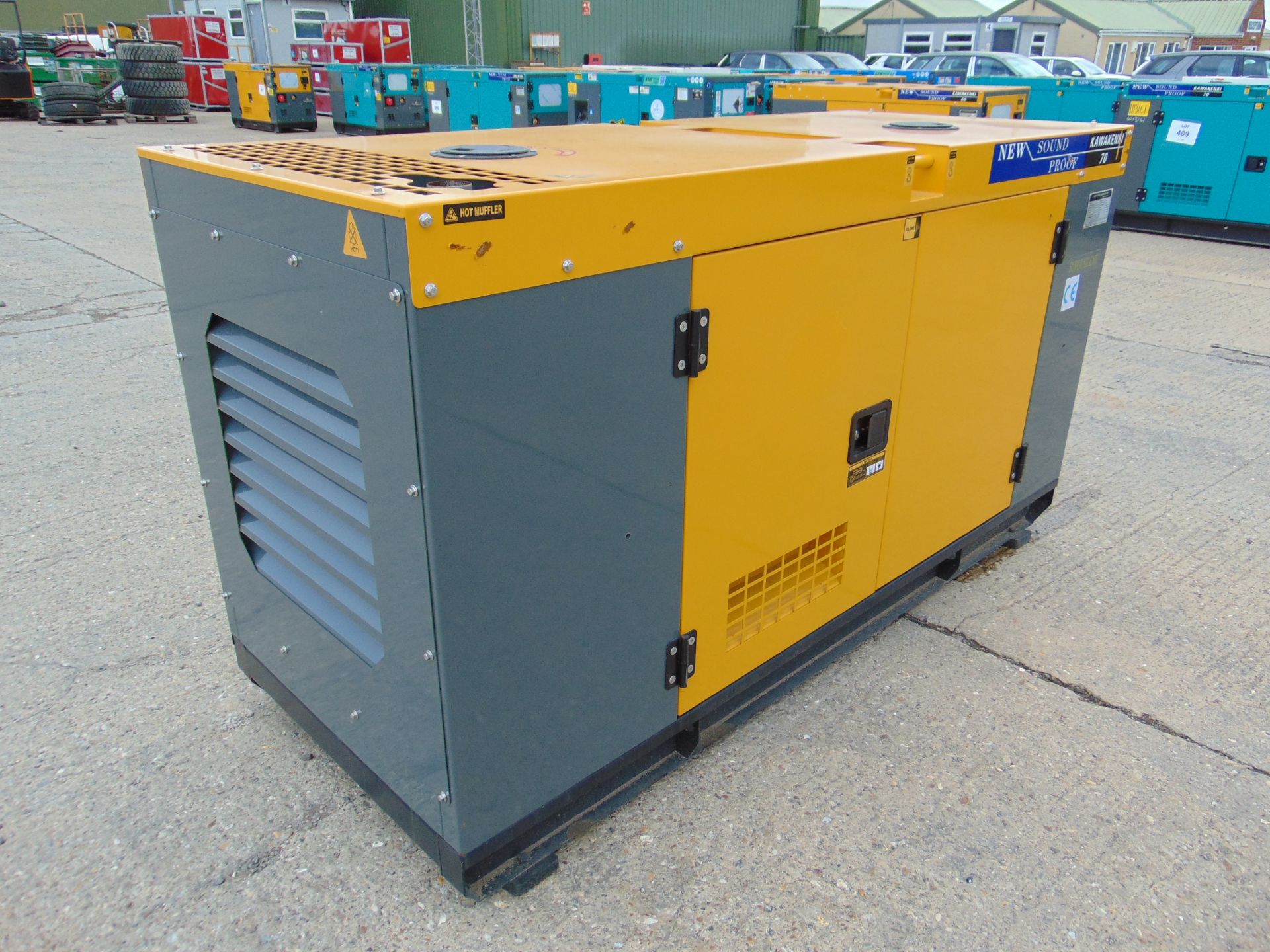 2022 UNISSUED 70 KVA 3 Phase Silent Diesel Generator Set - Image 2 of 17