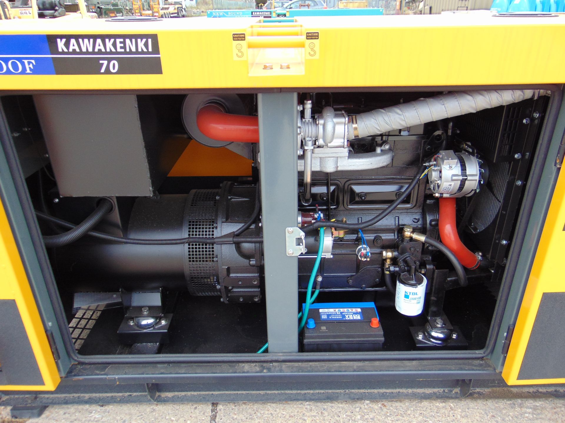2022 UNISSUED 70 KVA 3 Phase Silent Diesel Generator Set - Image 13 of 17
