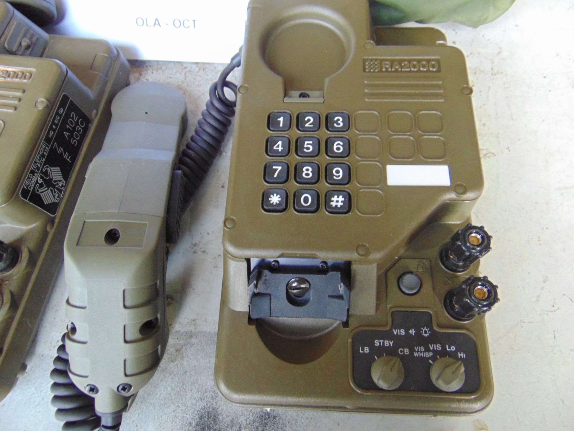 2 x Field Telephone Combat PTC 414 in Original bag - Image 2 of 4
