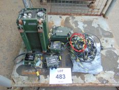 Clansman UK RT 353 Transmitter Reiever VHF c/w kit as shown