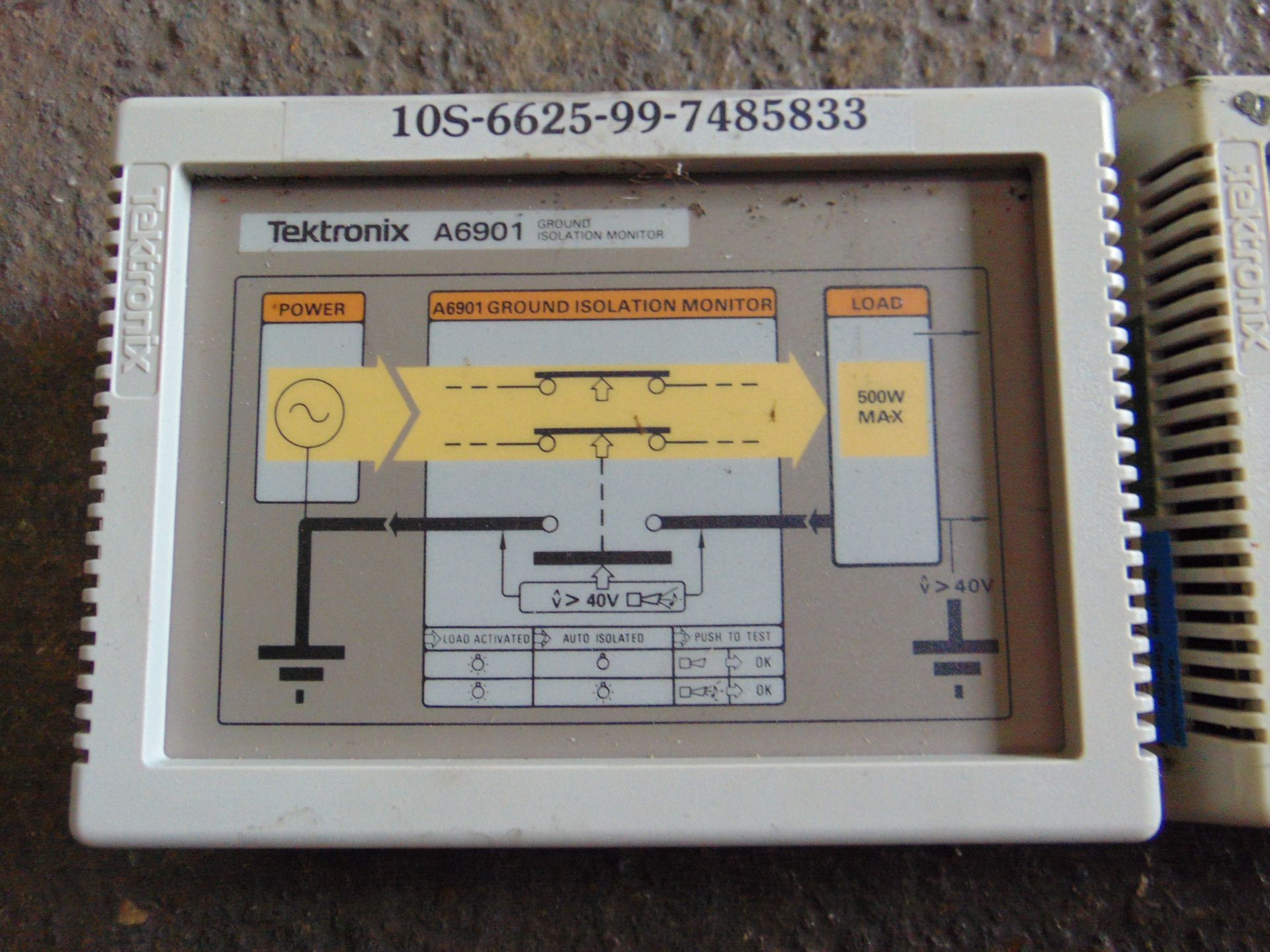 2x Tektronix A6901 Ground Isolation Monitors - Image 2 of 11