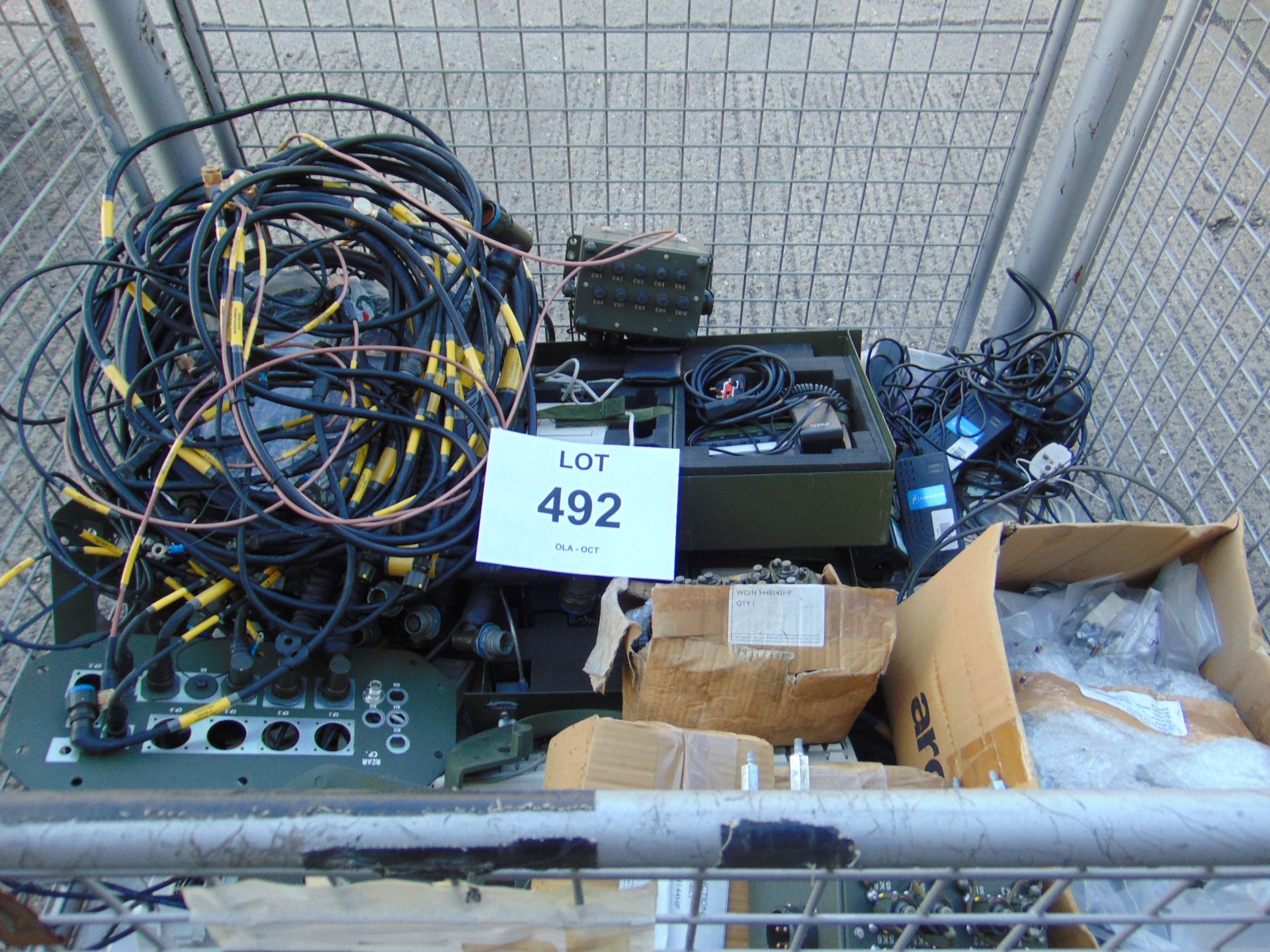 1 x Stillage of Comms Equipment and Spares, Cables etc - Image 4 of 7