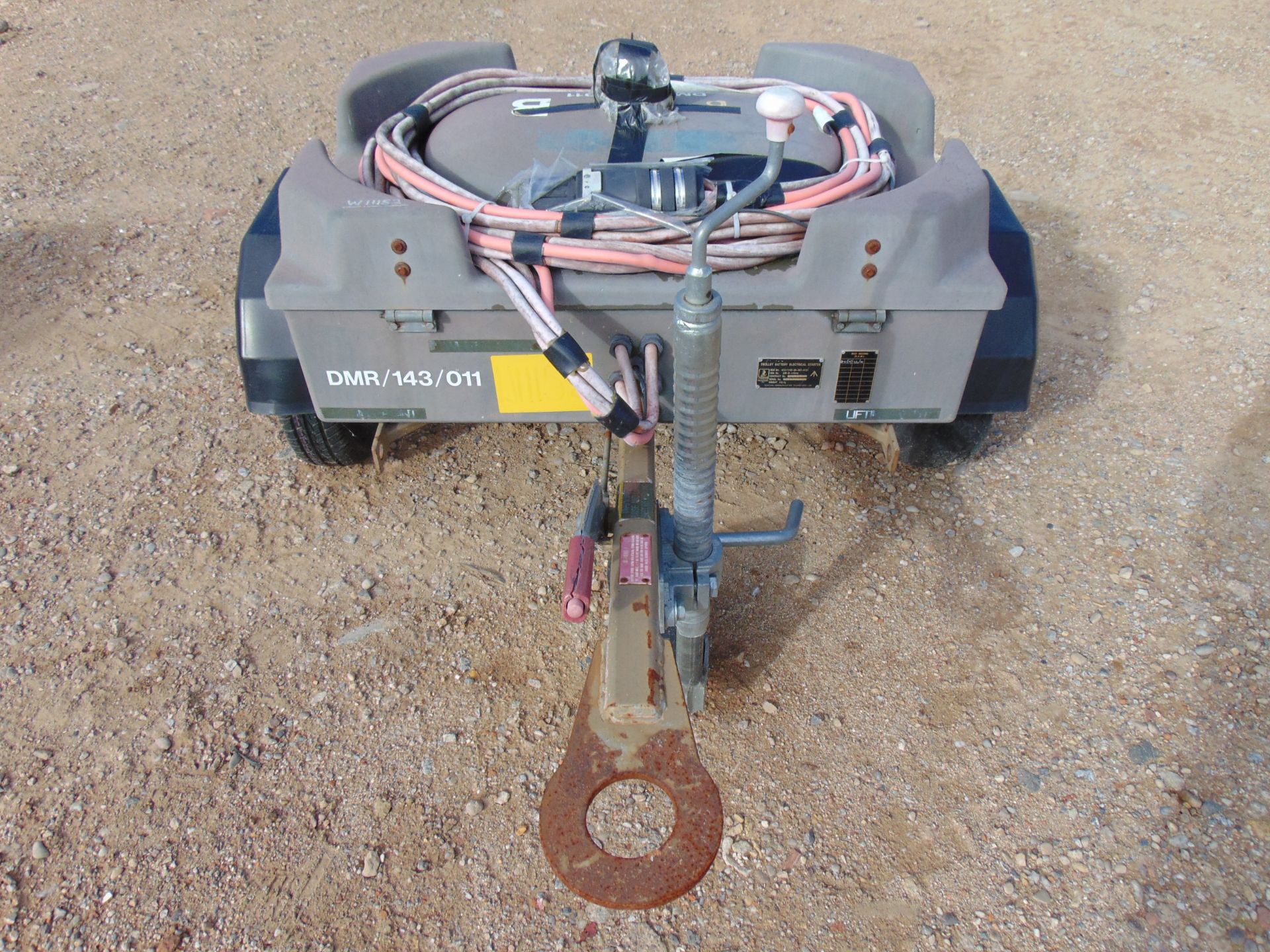 Aircraft Battery Electrical Starter Trolley c/w Batteries and Cables, From RAF - Image 2 of 7
