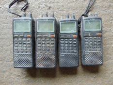 4x Icom IC-R20 Handy All Mode Receiver Ideal for Amateur Ham Radio Etc