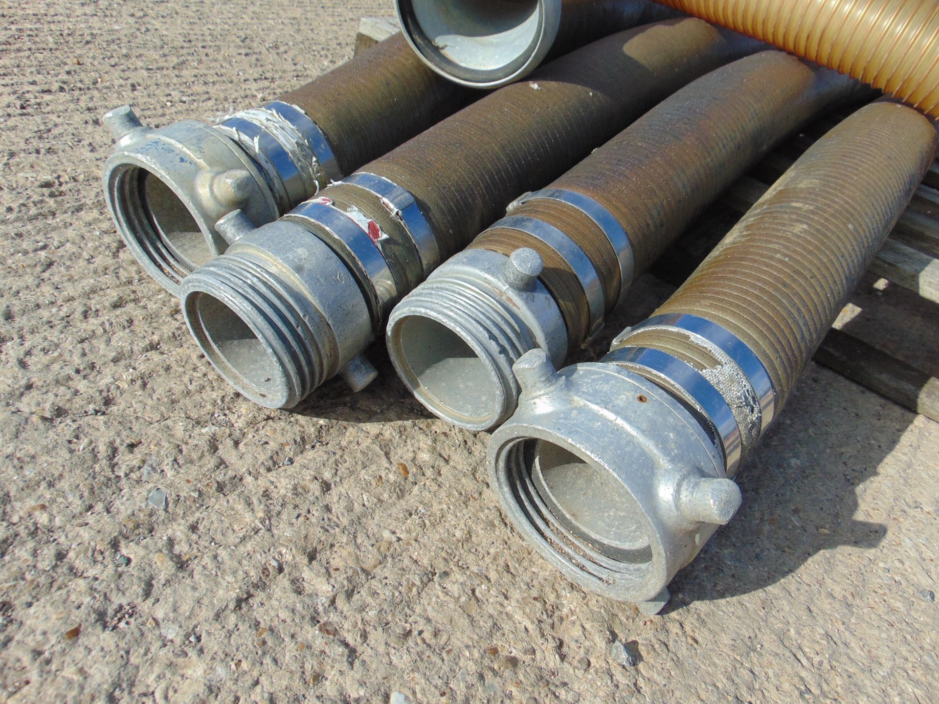 5 x Heavy Duty Delivery hose Approx, 2.45m long 4" diameter - Image 3 of 4