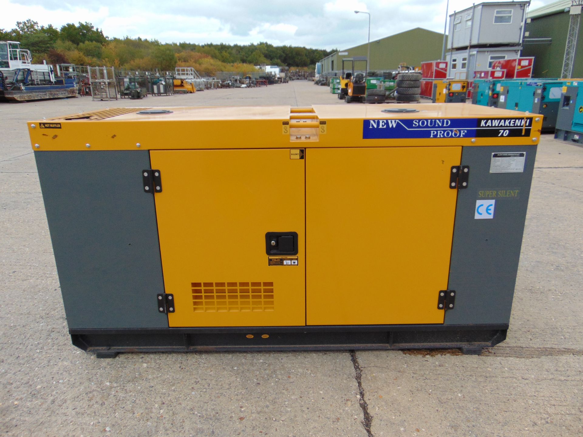 2022 UNISSUED 70 KVA 3 Phase Silent Diesel Generator Set